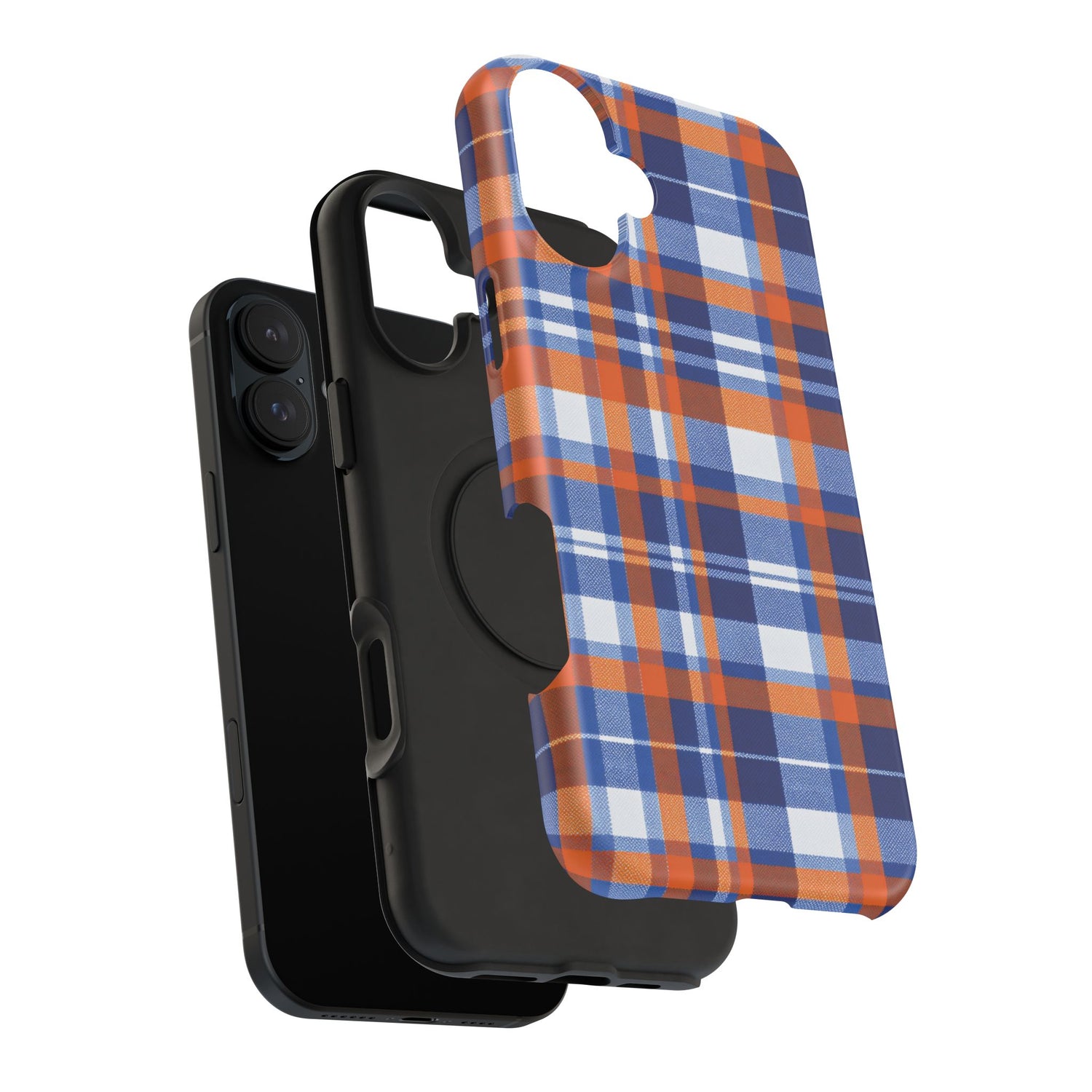 Impact-Resistant Phone Case- Florida Plaid