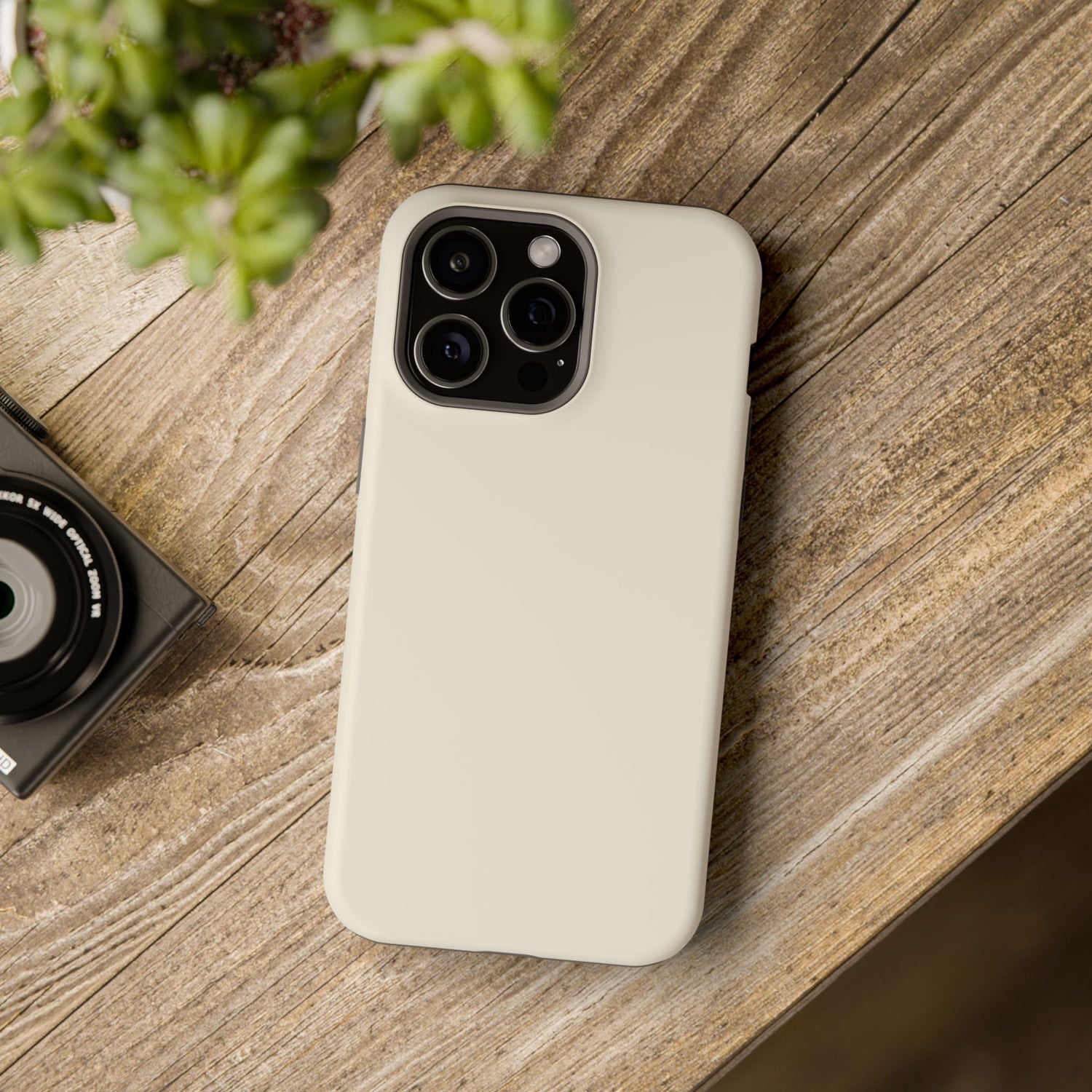 Impact-Resistant Phone Case - Crème