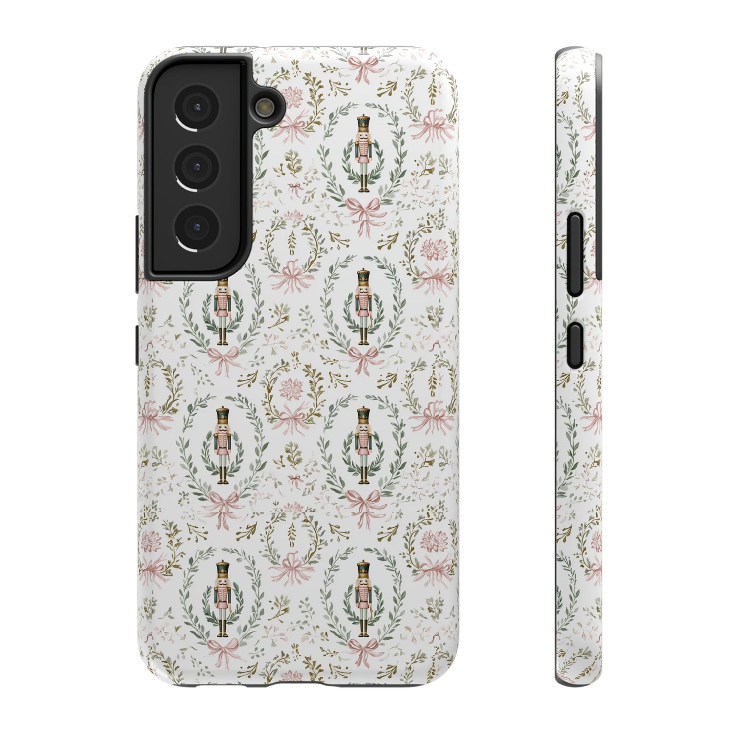 Impact-Resistant Phone Case- Nutcracker Floral