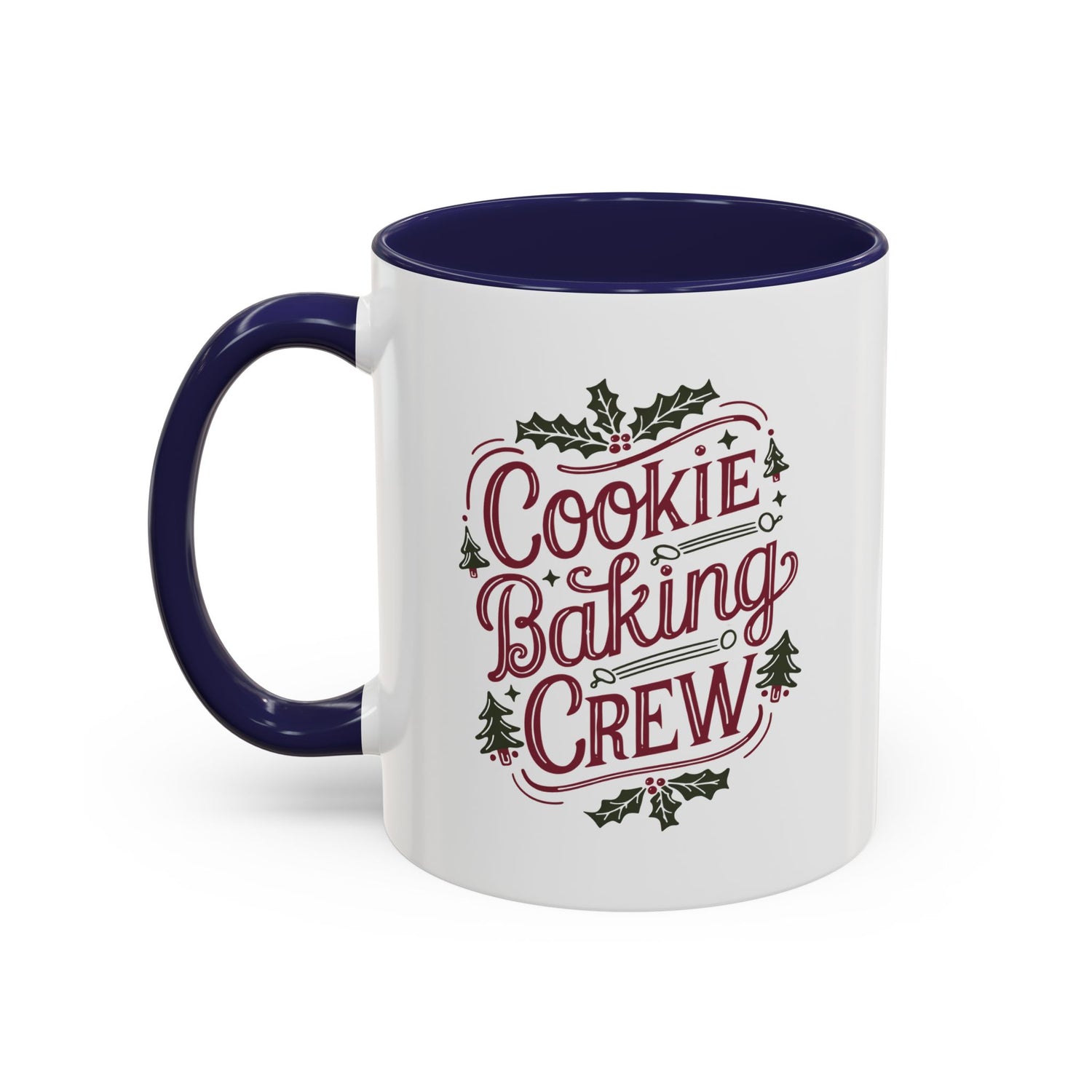 Cookie Baking Crew Coffee Mug | Holiday Gift for Bakers | Cute Ceramic Cup for Home, Kitchen Decor, Christmas, Cookie Lovers