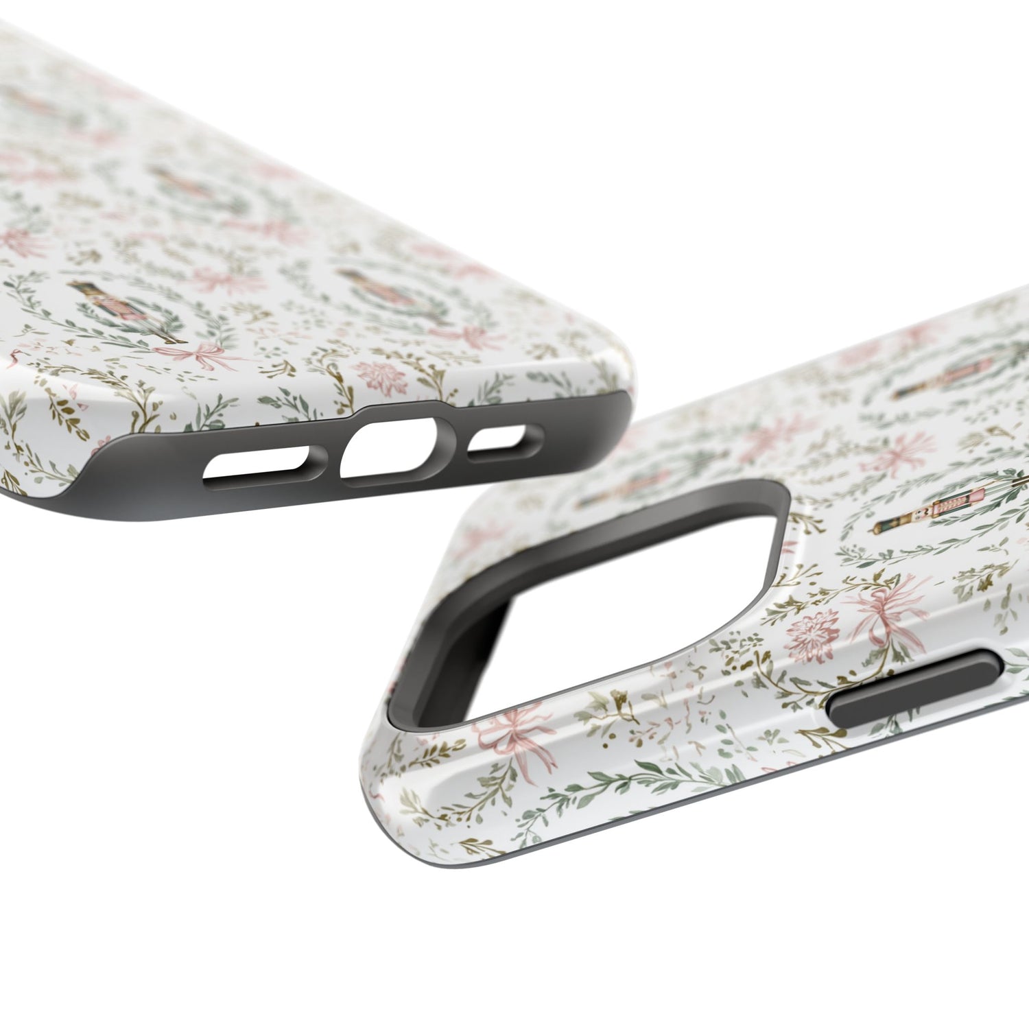Impact-Resistant Phone Case- Nutcracker Floral