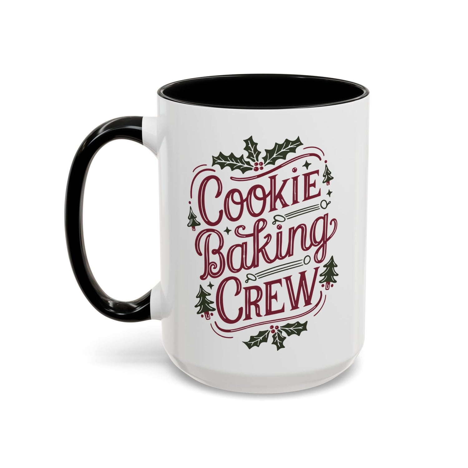 Cookie Baking Crew Coffee Mug | Holiday Gift for Bakers | Cute Ceramic Cup for Home, Kitchen Decor, Christmas, Cookie Lovers