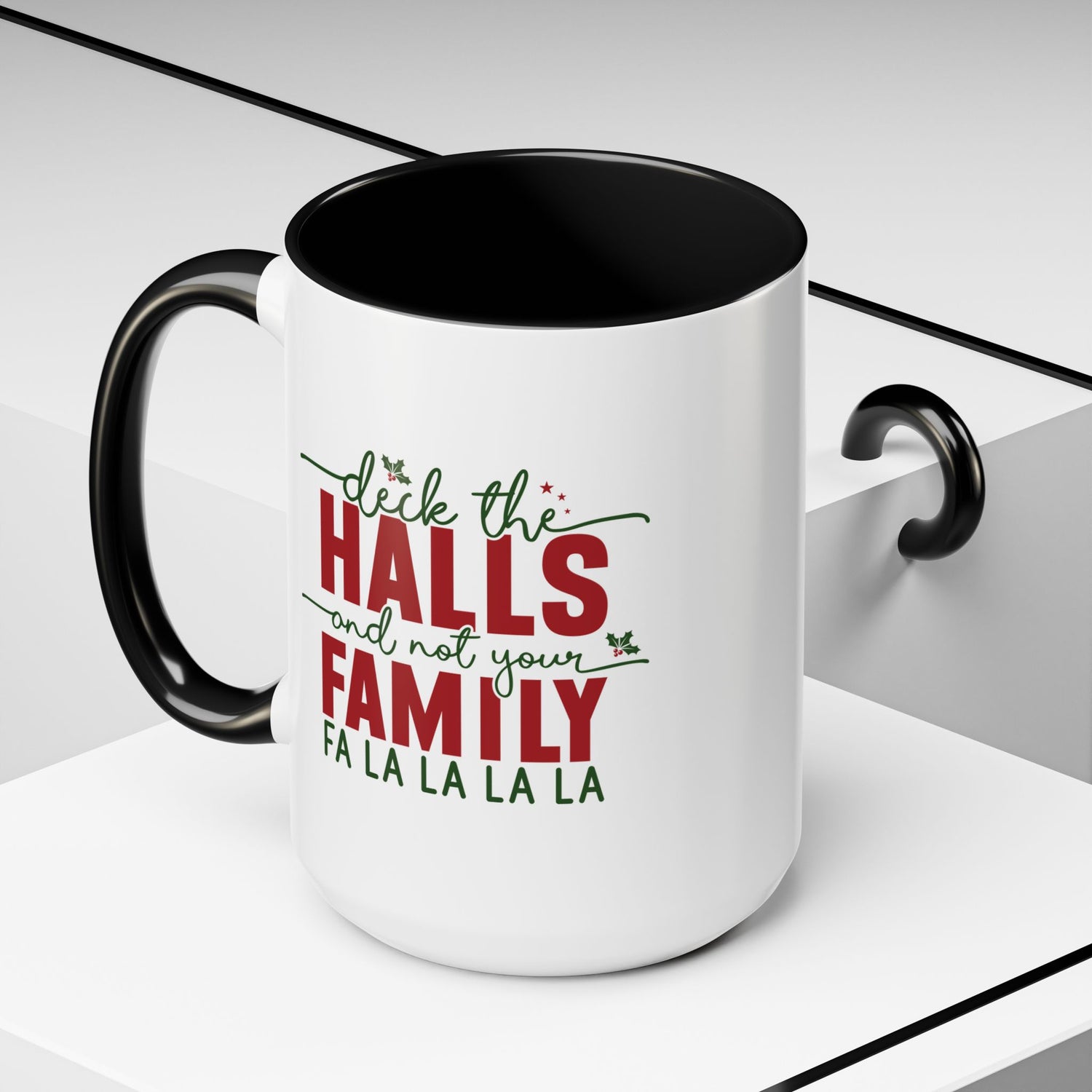 Funny Holiday Coffee Mug, Festive Drinkware