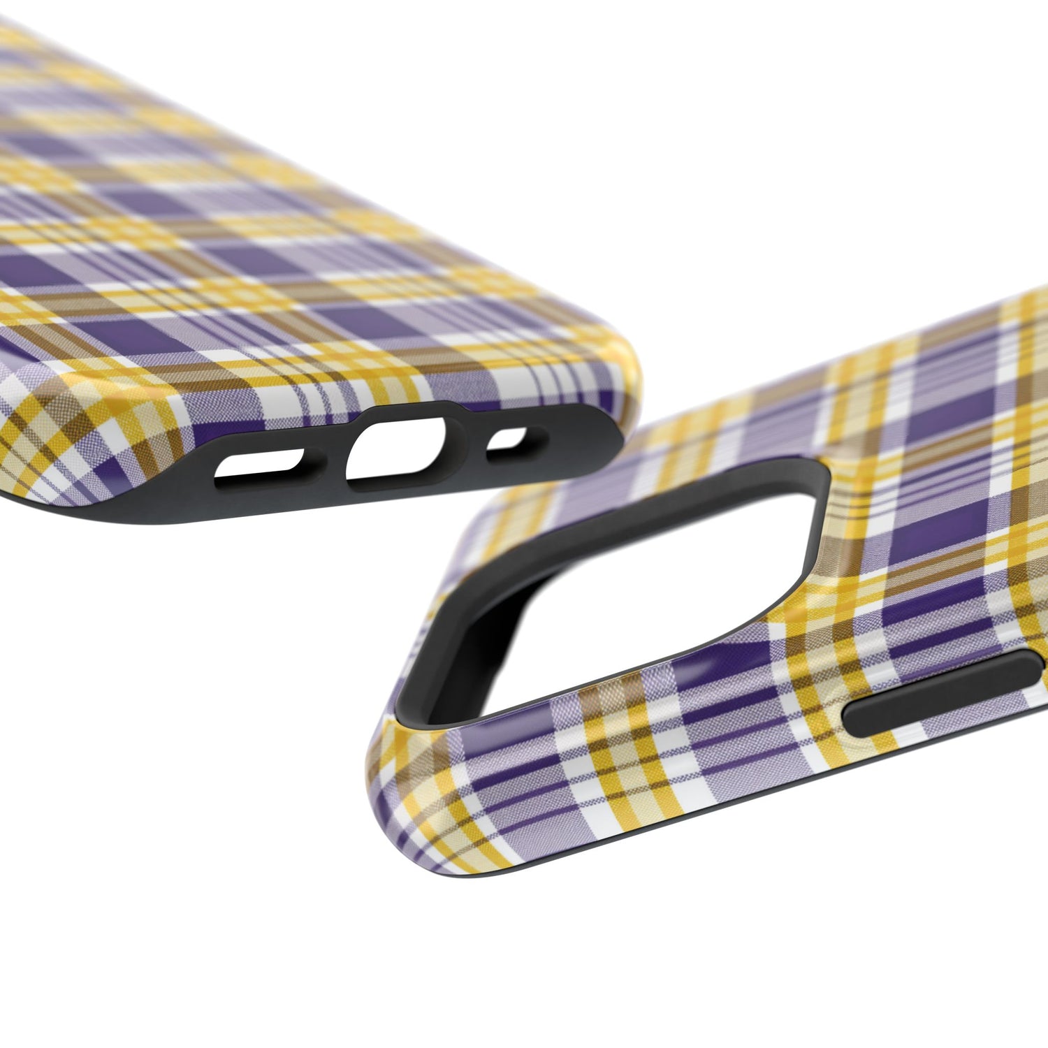 Impact-Resistant Phone Case- Louisiana Plaid