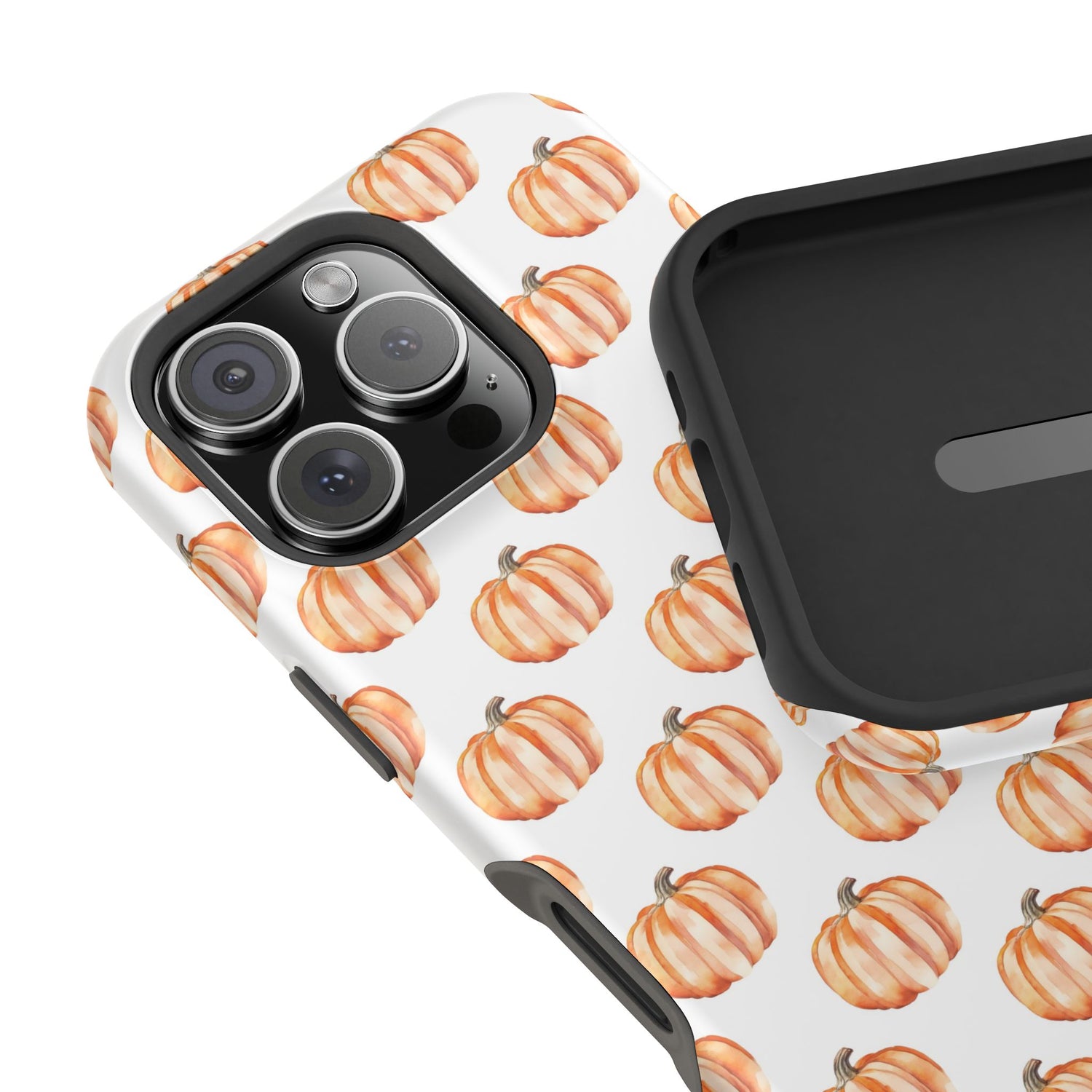 Watercolor Pumpkins Impact-Resistant Case, iPhone, Samsung