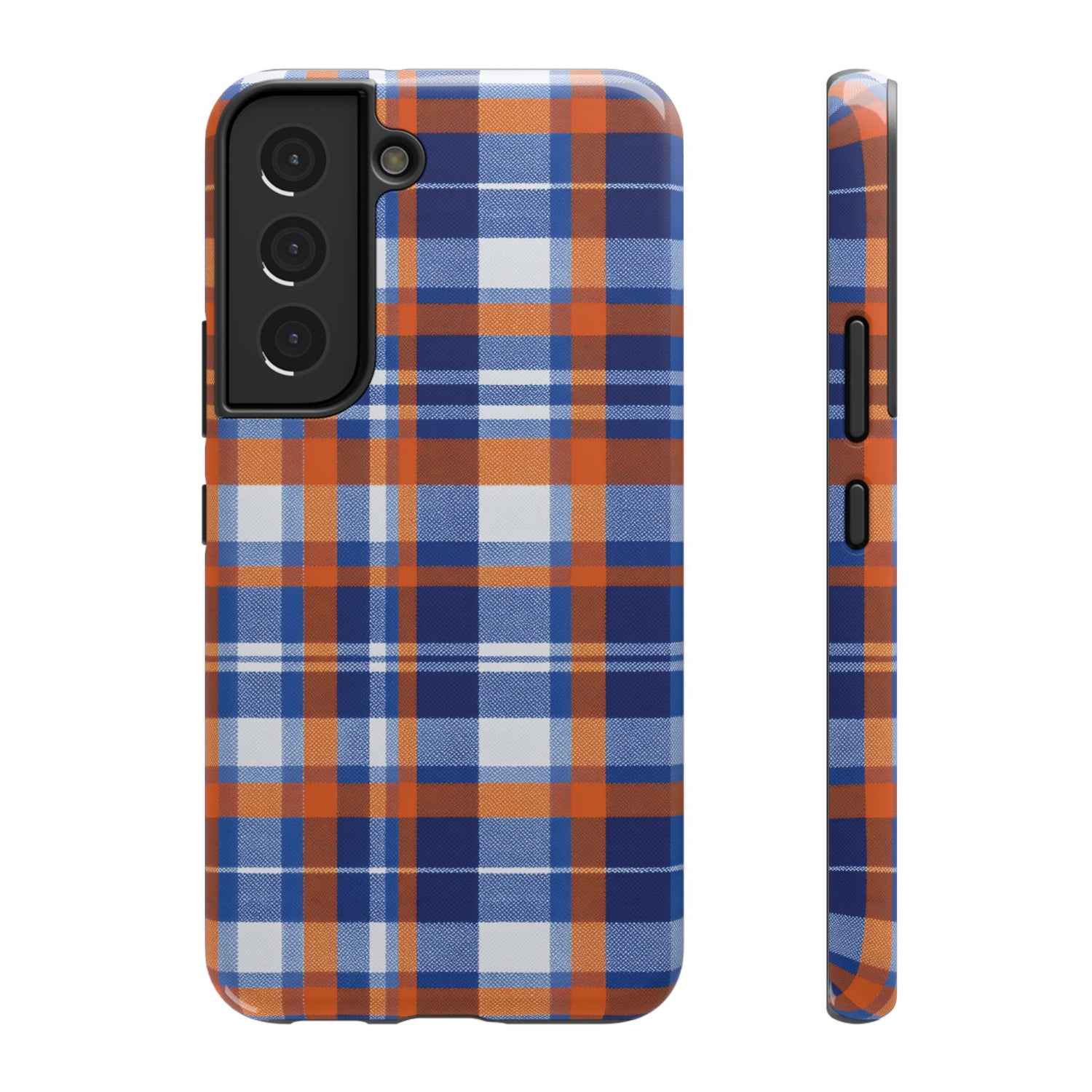 Impact-Resistant Phone Case- Florida Plaid