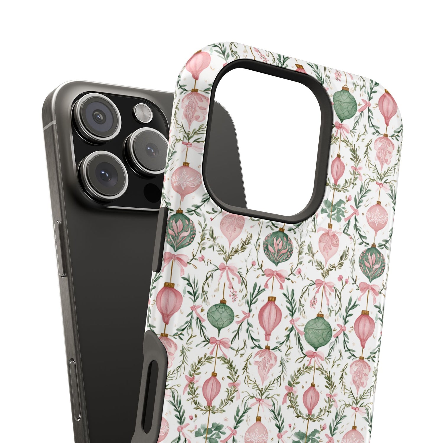 Holiday Ornaments Impact-Resistant Phone Case, iPhone, Samsung