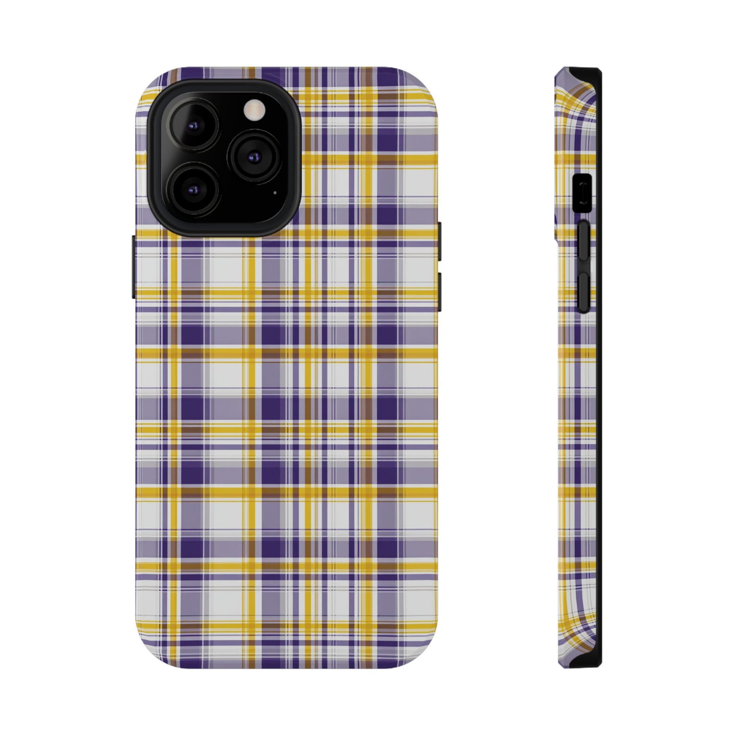 Louisiana Plaid Impact-Resistant Phone Case