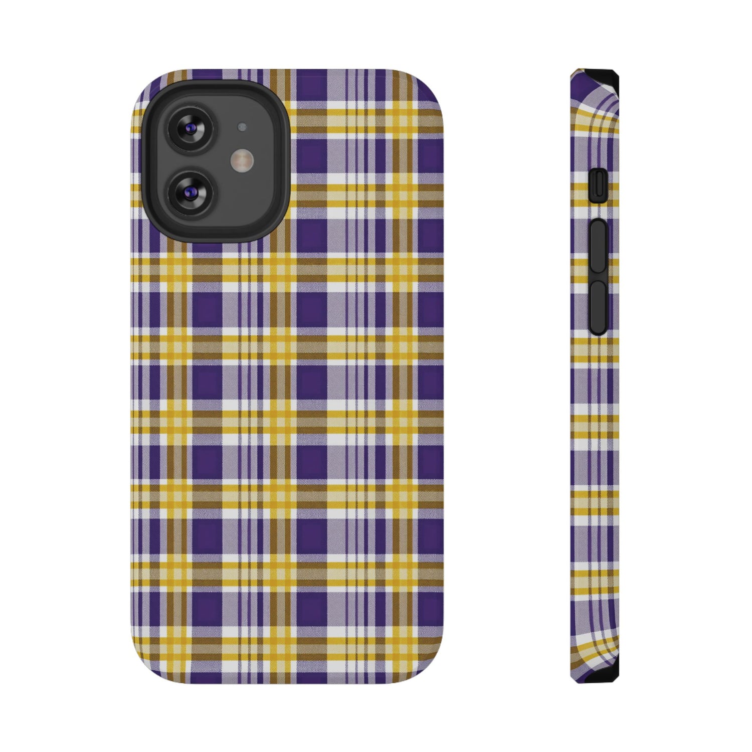Impact-Resistant Phone Case- Louisiana Plaid