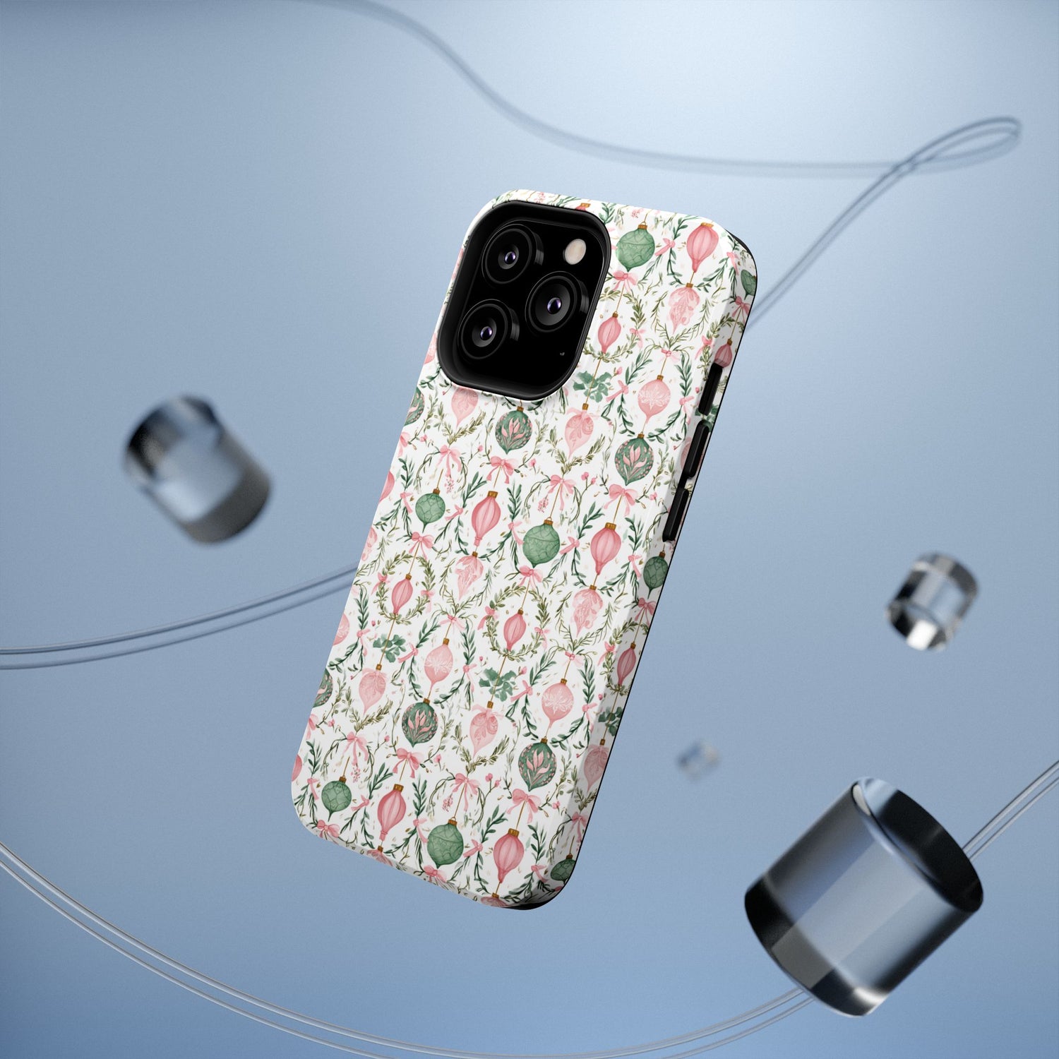Holiday Ornaments Impact-Resistant Phone Case, iPhone, Samsung