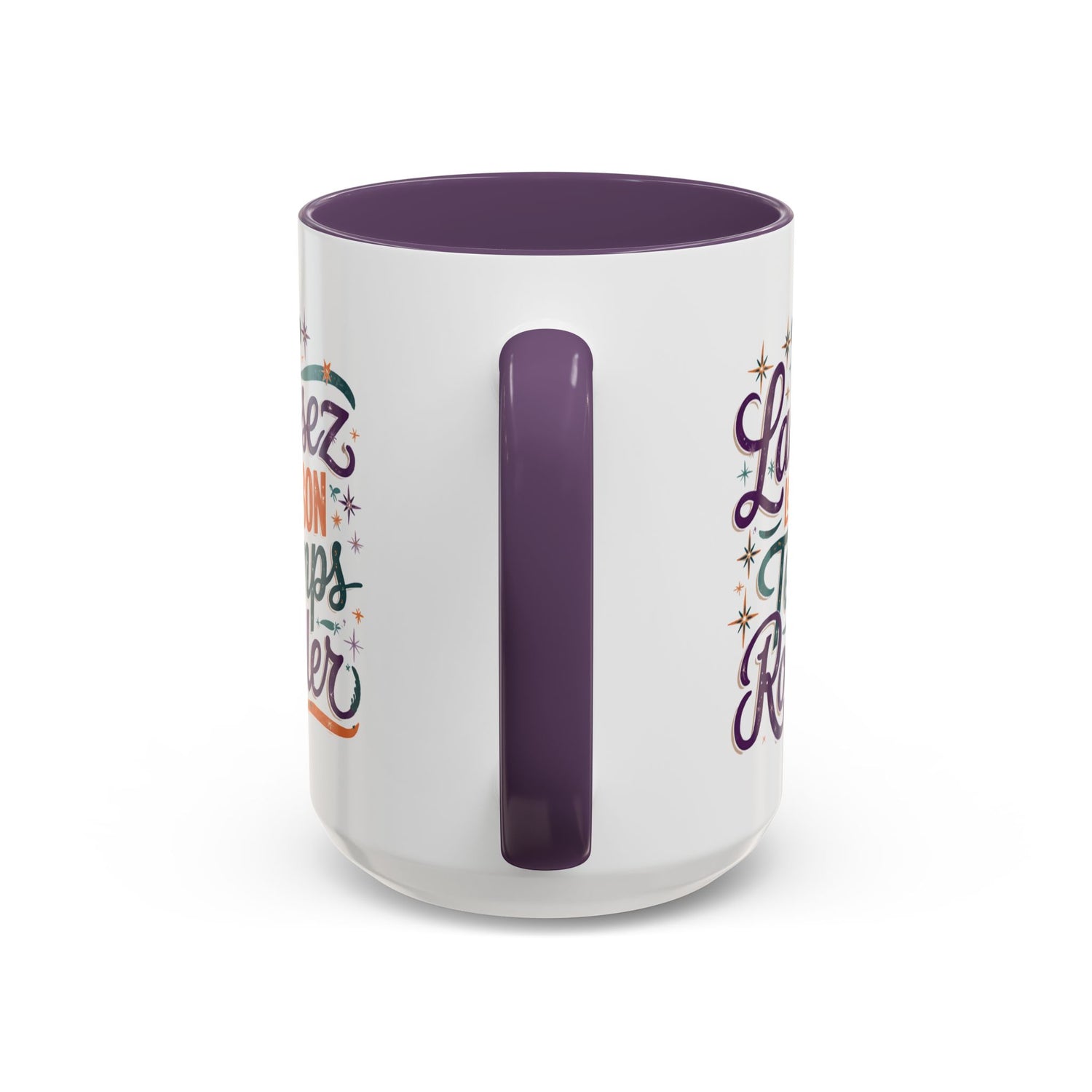 Vibrant Accent Coffee Mug - 'Laissez les Bon Temps Rouler', Perfect for Celebrations, Gifts, Coffee Lovers, Home Decor, and More