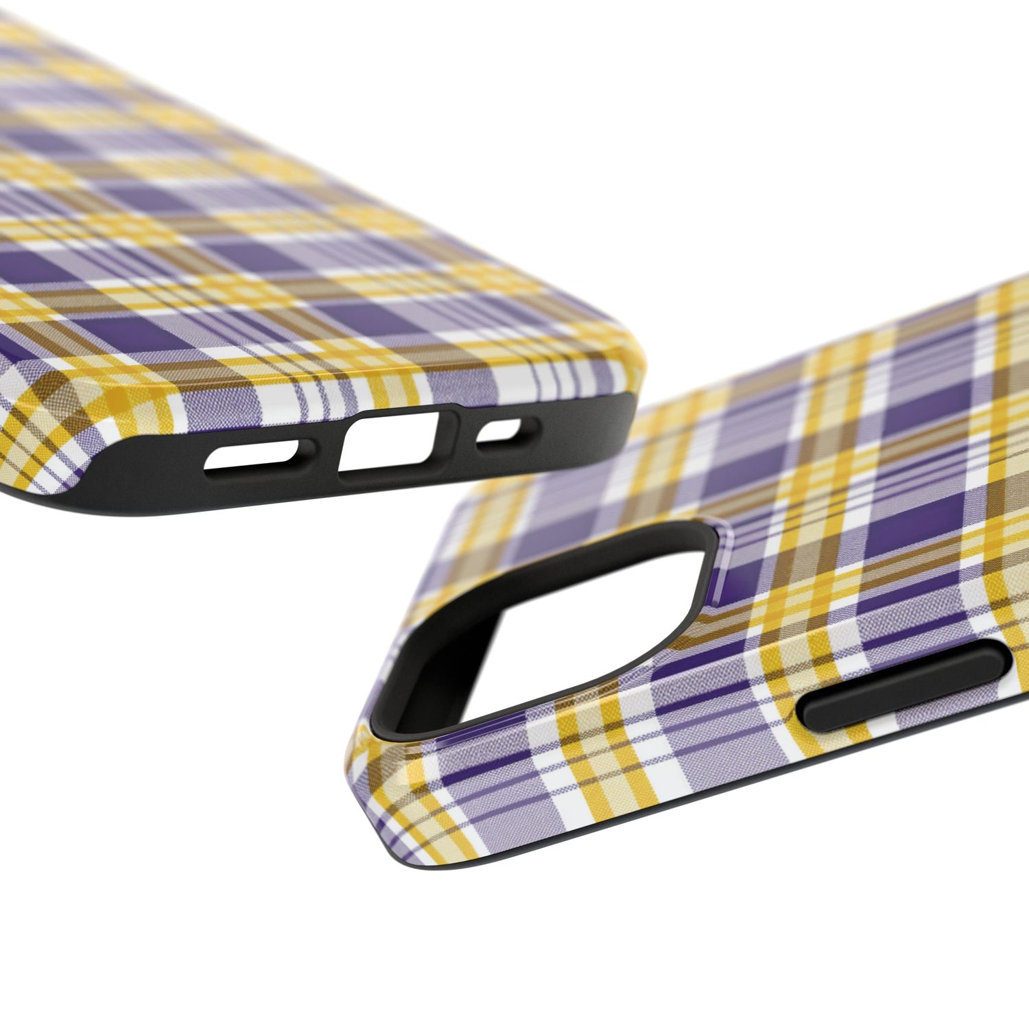 Impact-Resistant Phone Case- Louisiana Plaid