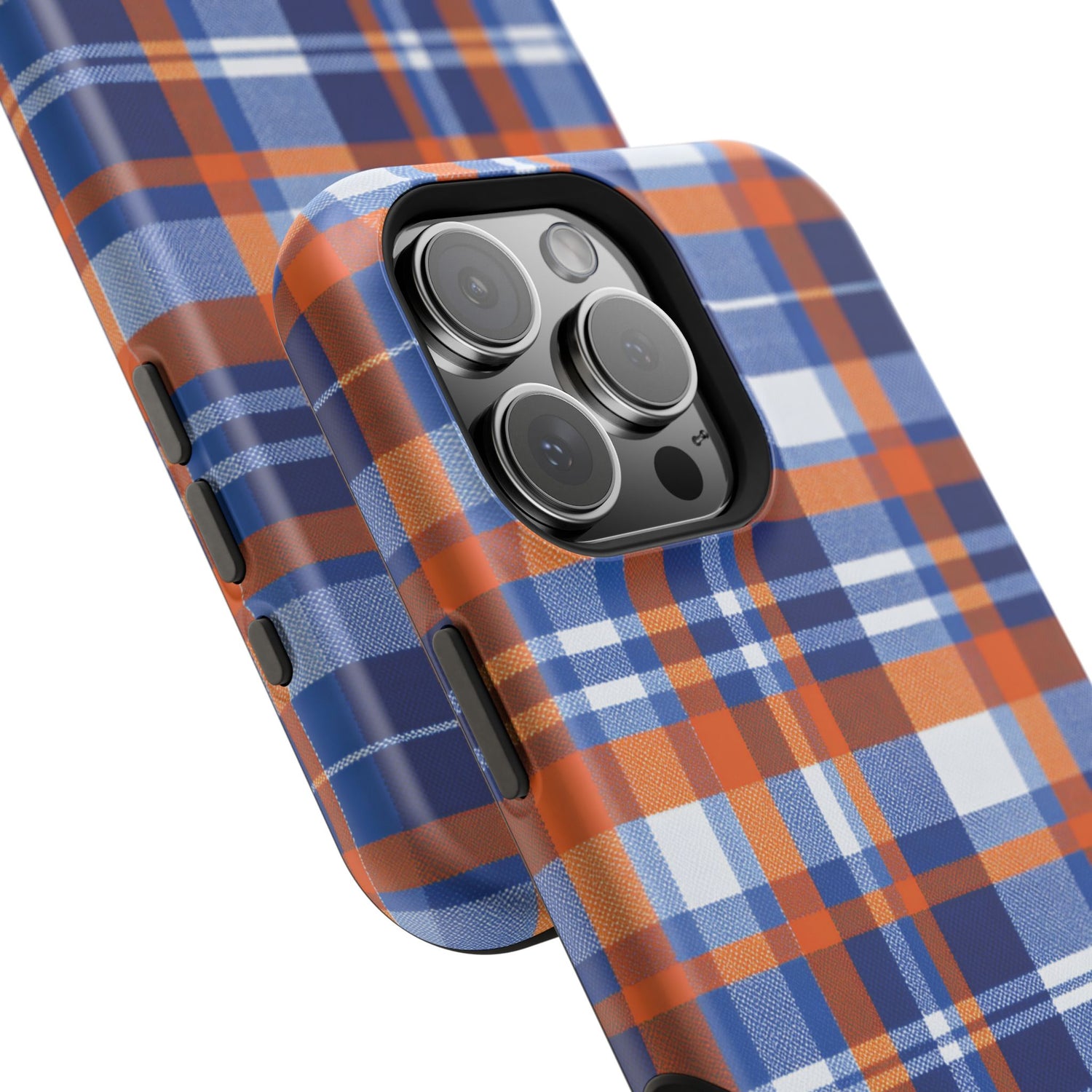 Impact-Resistant Phone Case- Florida Plaid
