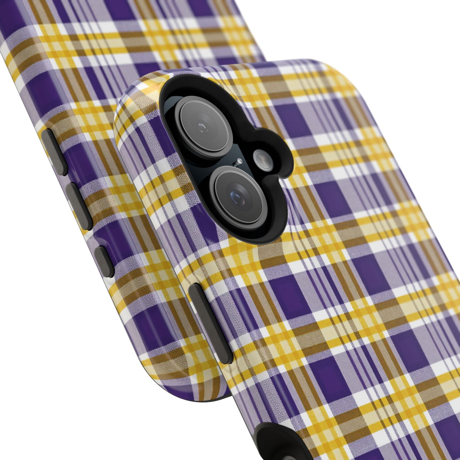 Impact-Resistant Phone Case- Louisiana Plaid
