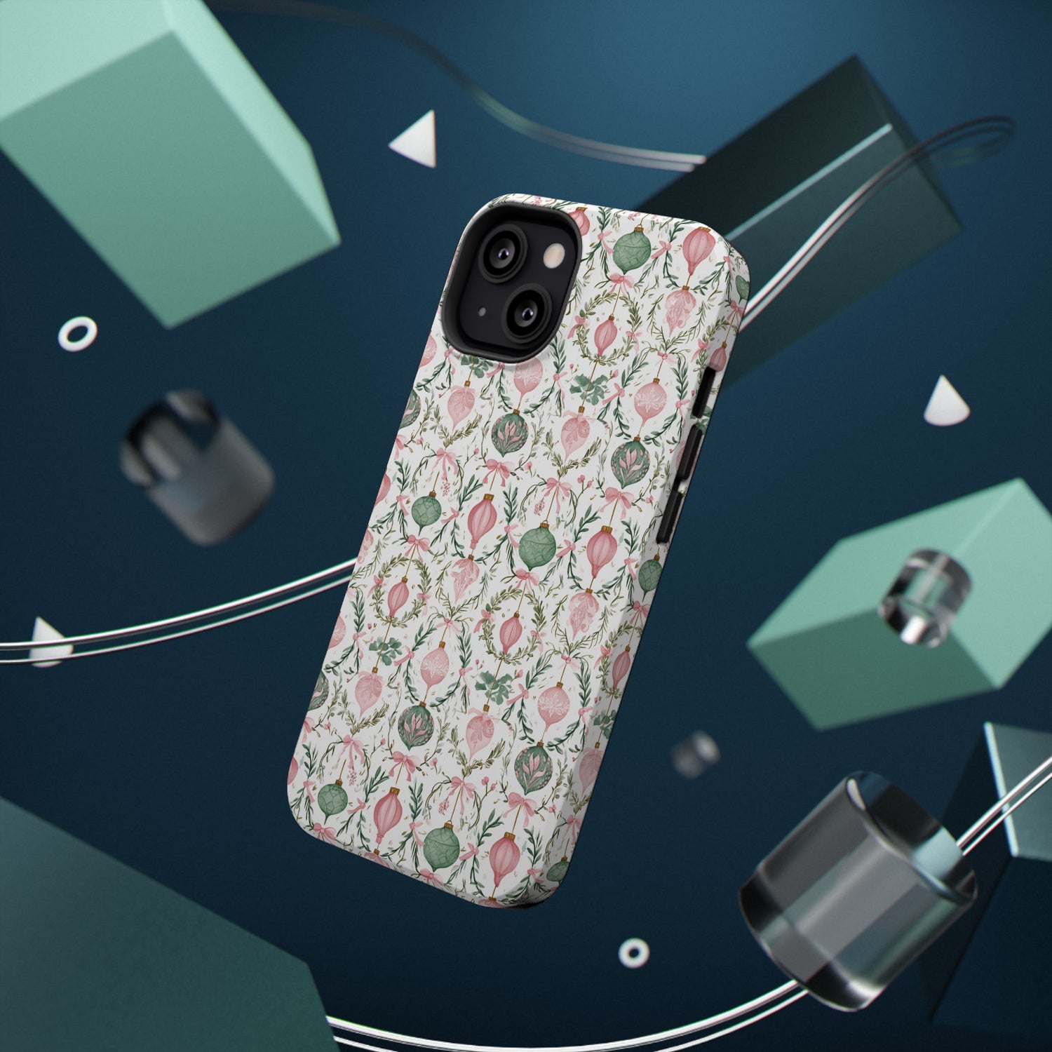 Holiday Ornaments Impact-Resistant Phone Case, iPhone, Samsung