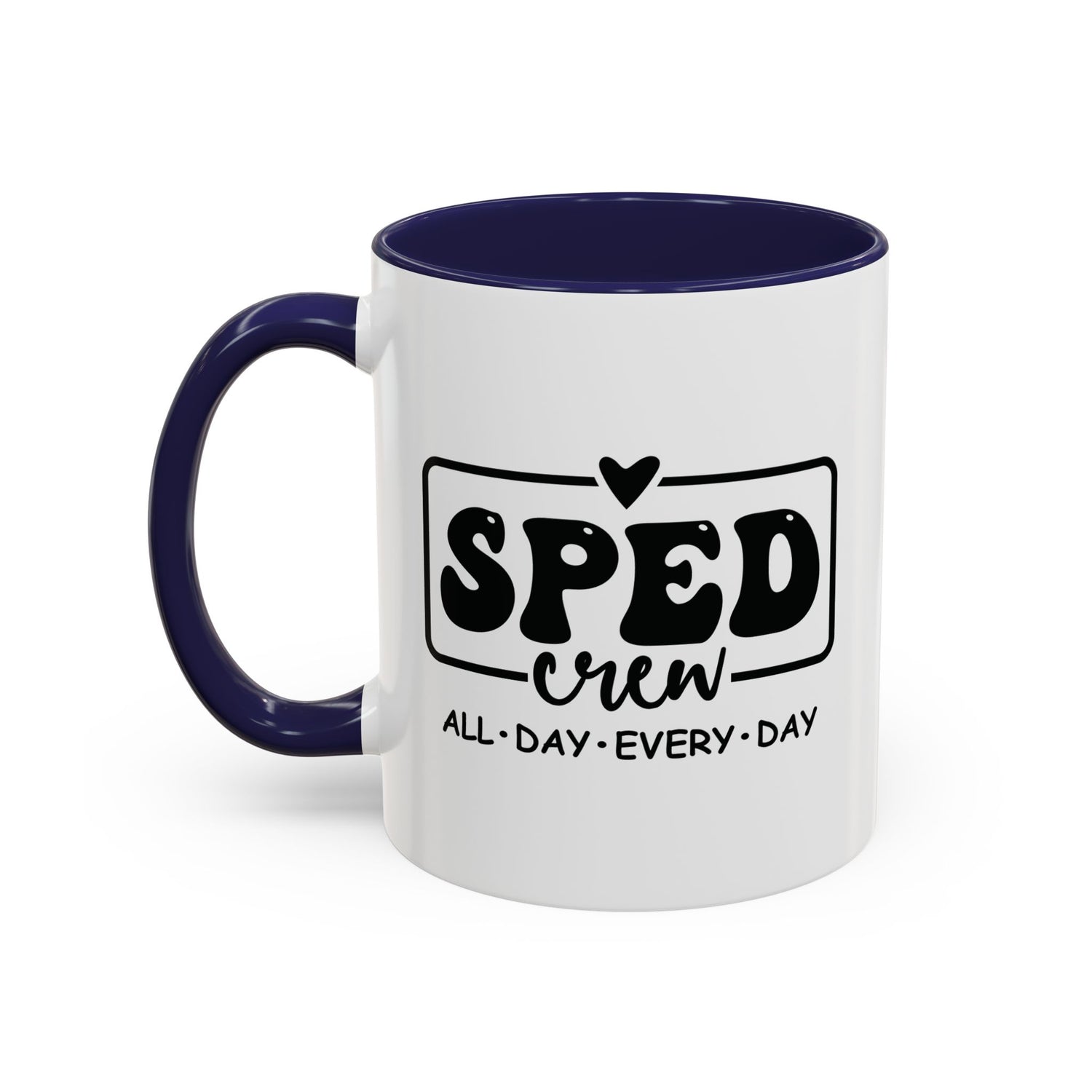 SPED Crew Accent Coffee Mug - Perfect for Teachers, Staff Gifts, Educational Appreciation, Fun Coffee Lovers