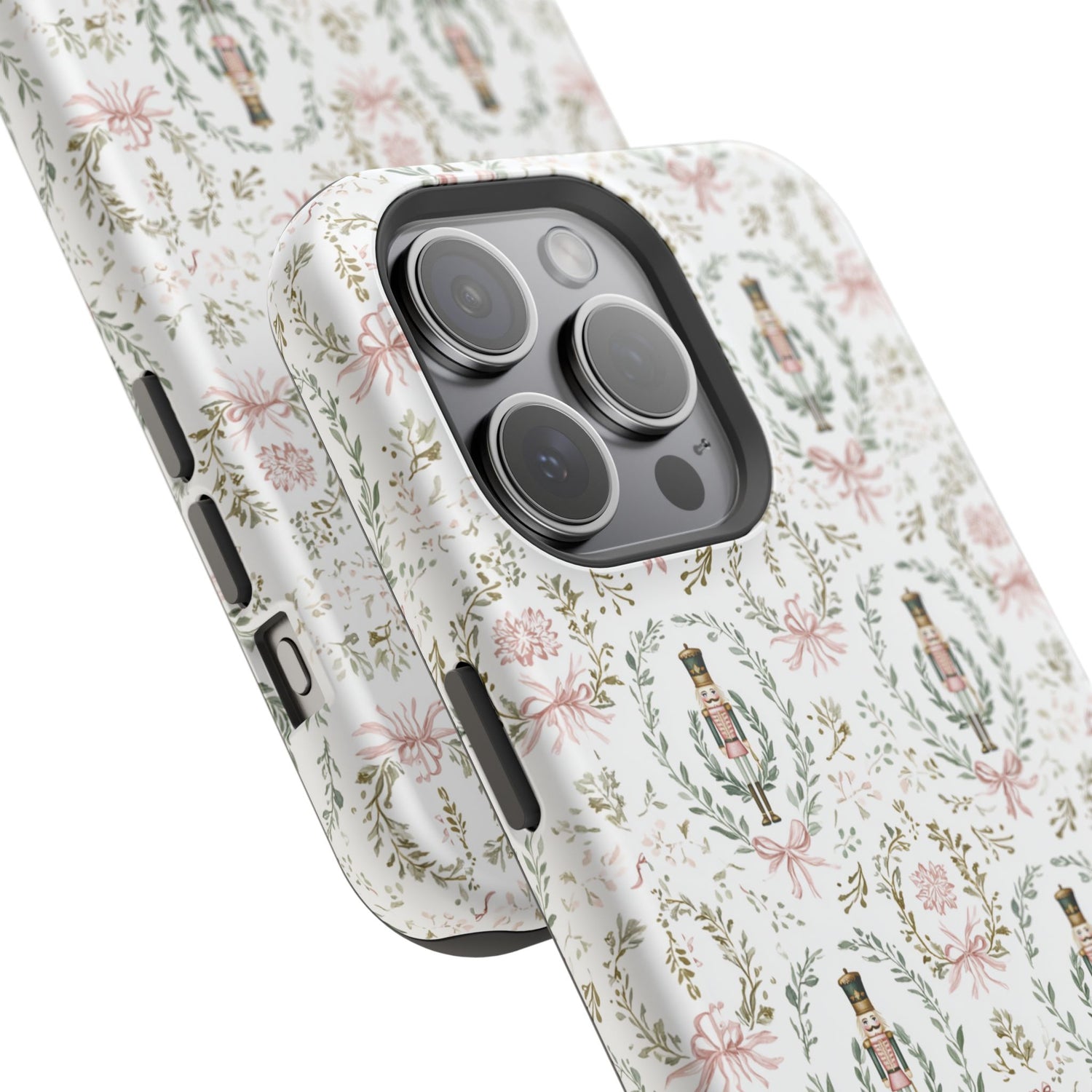 Impact-Resistant Phone Case- Nutcracker Floral