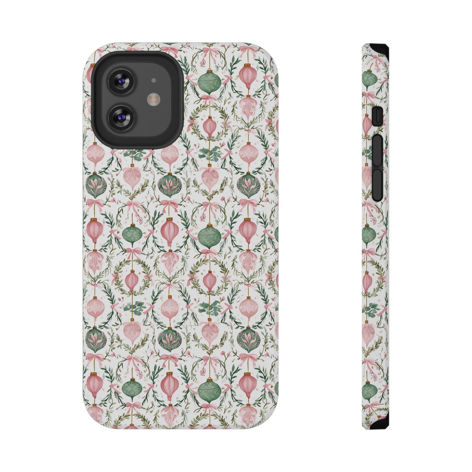 Holiday Ornaments Impact-Resistant Phone Case, iPhone, Samsung