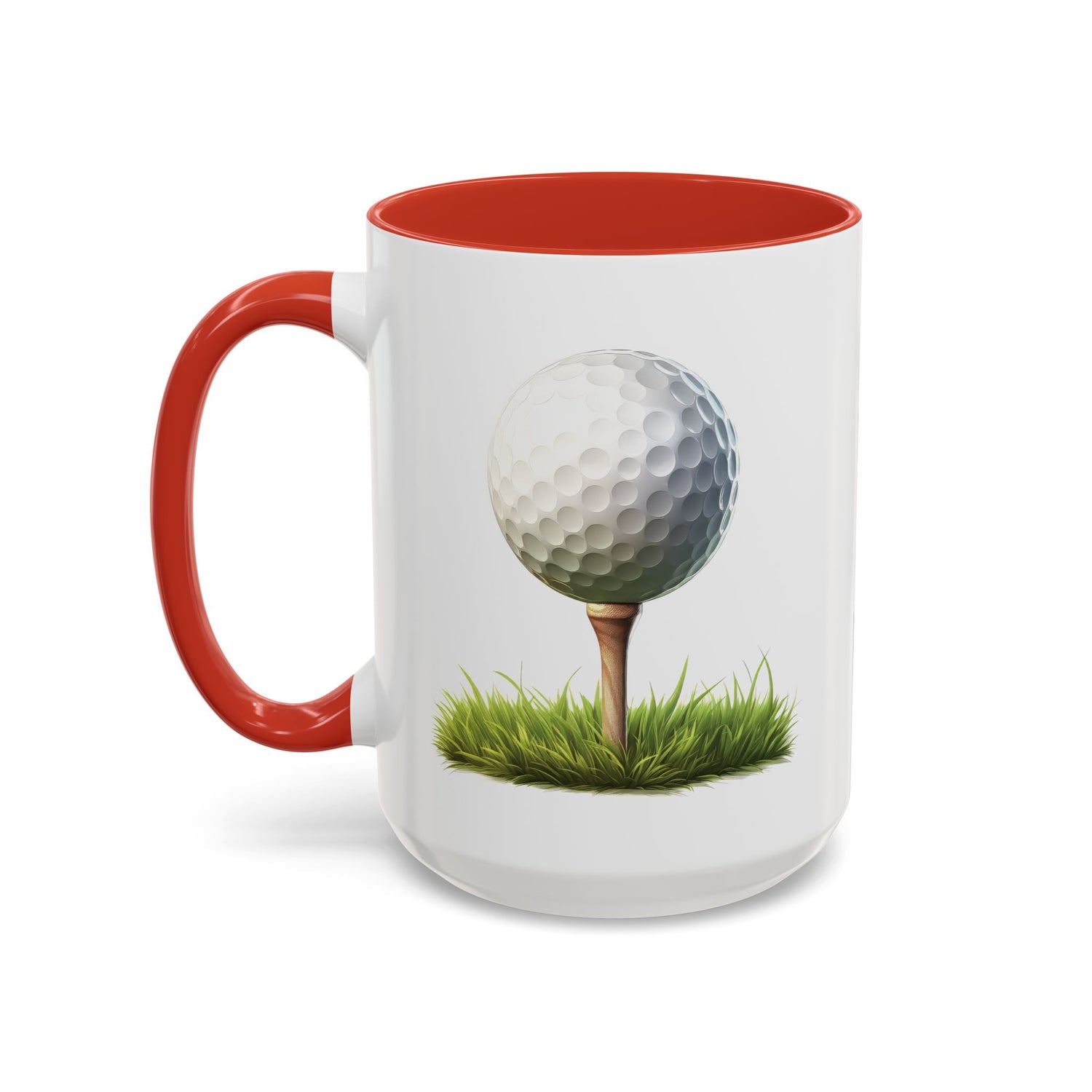 Golf Lover's Accent Coffee Mug - Perfect Gift for Golfers, Tee Time Enthusiasts, Sports Coffee Mug, Fun Golf Decor, Unique Golf Gifts