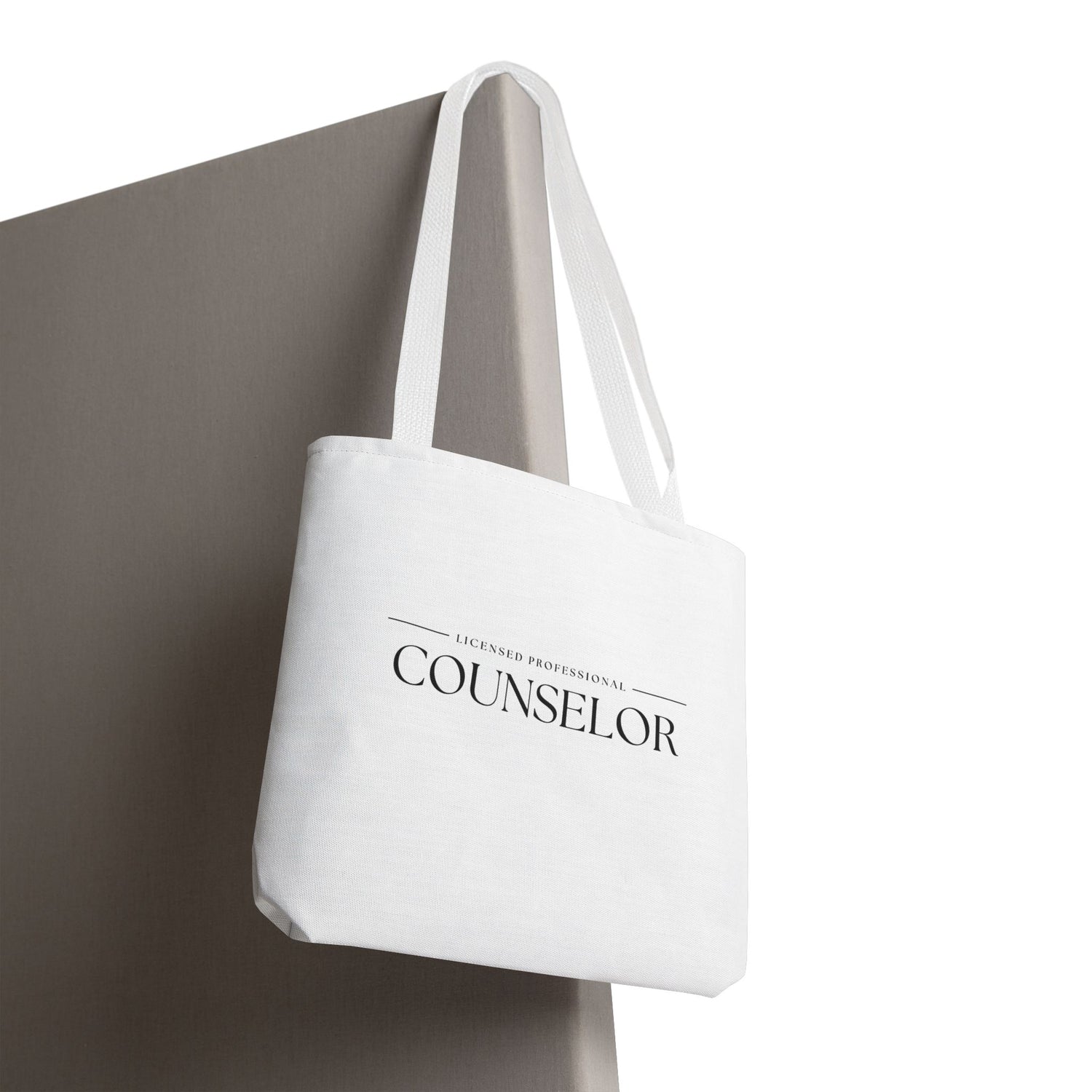 Licensed Counselor Tote Bag | Eco-Friendly Shopping Bag | Gift for Counselors, Therapist Tote, Daily Use Bag, Professional Accessory