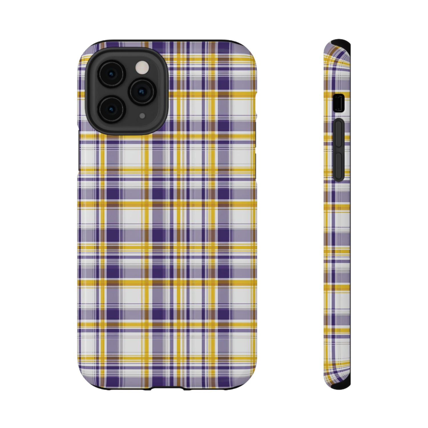 Louisiana Plaid Impact-Resistant Phone Case