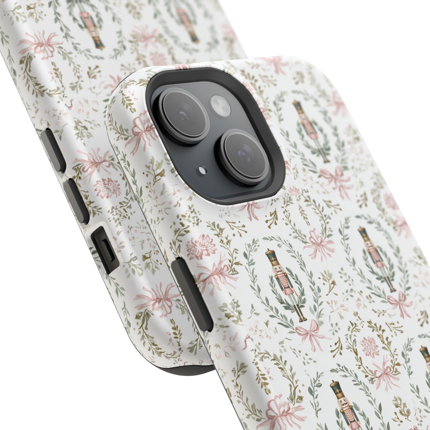 Impact-Resistant Phone Case- Nutcracker Floral
