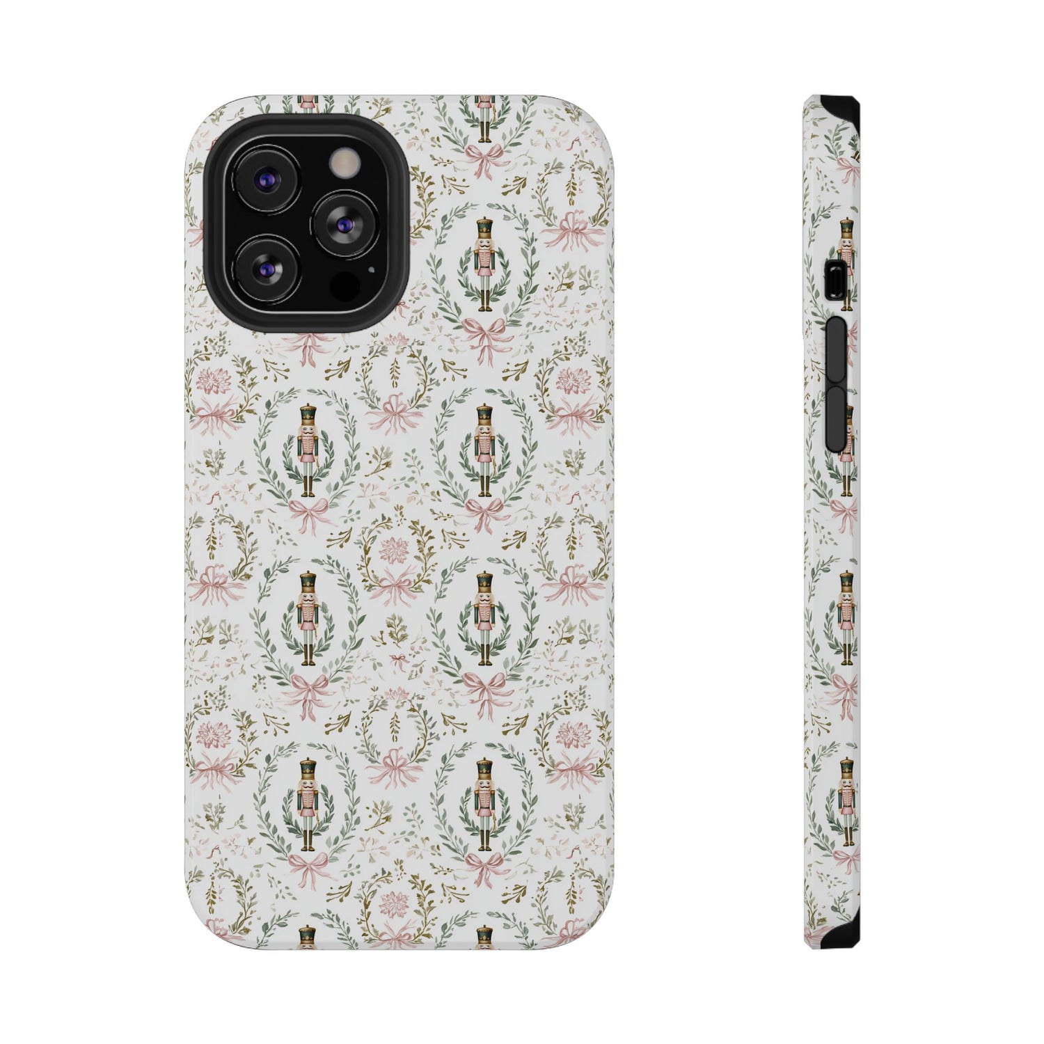 Impact-Resistant Phone Case- Nutcracker Floral