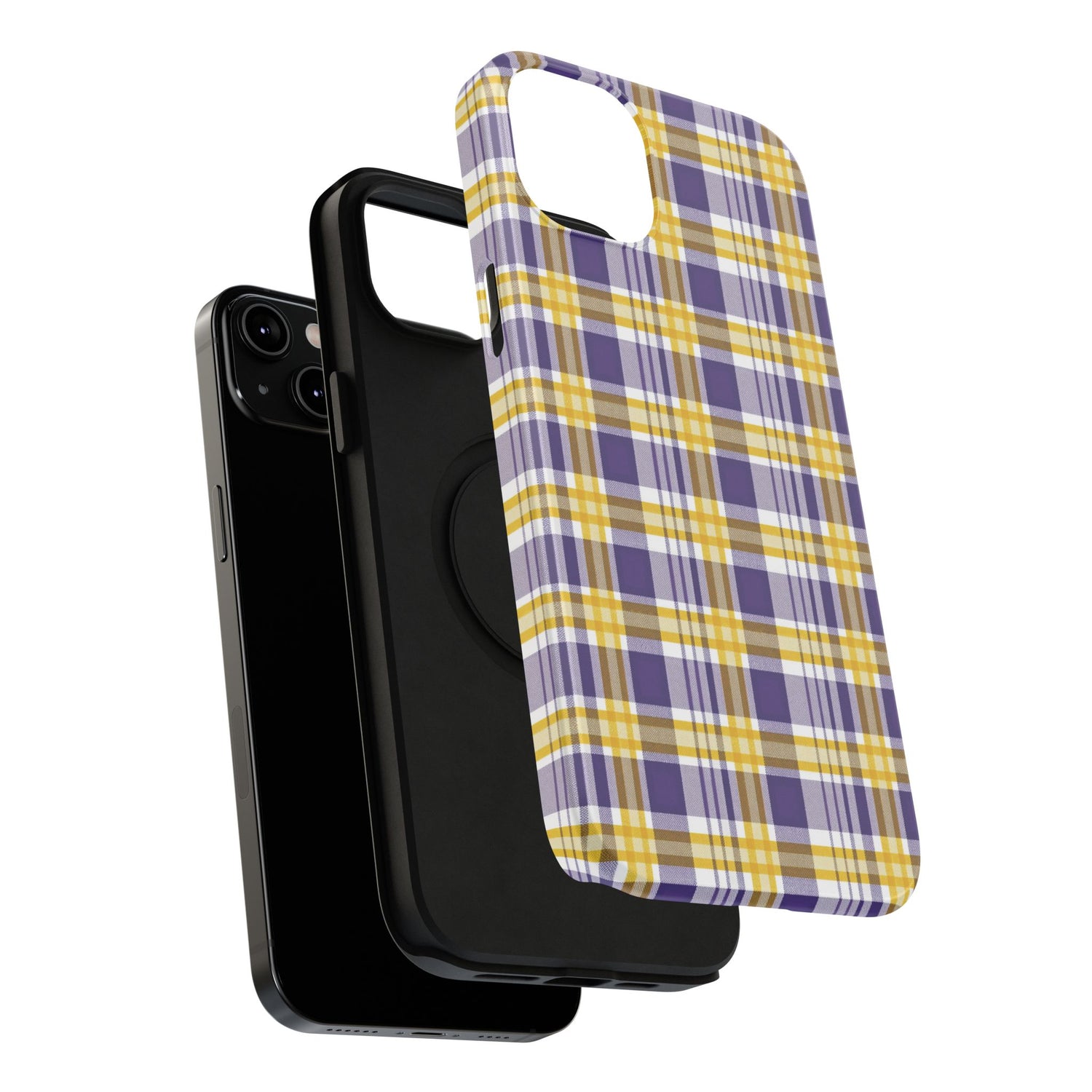 Impact-Resistant Phone Case- Louisiana Plaid