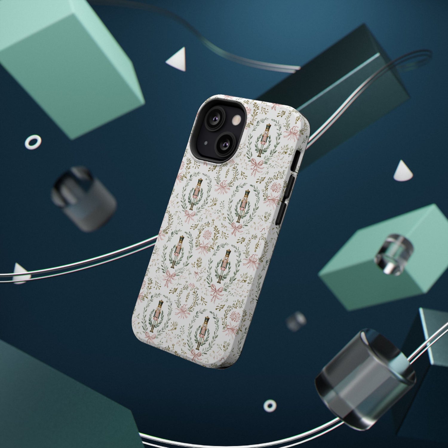 Impact-Resistant Phone Case- Nutcracker Floral