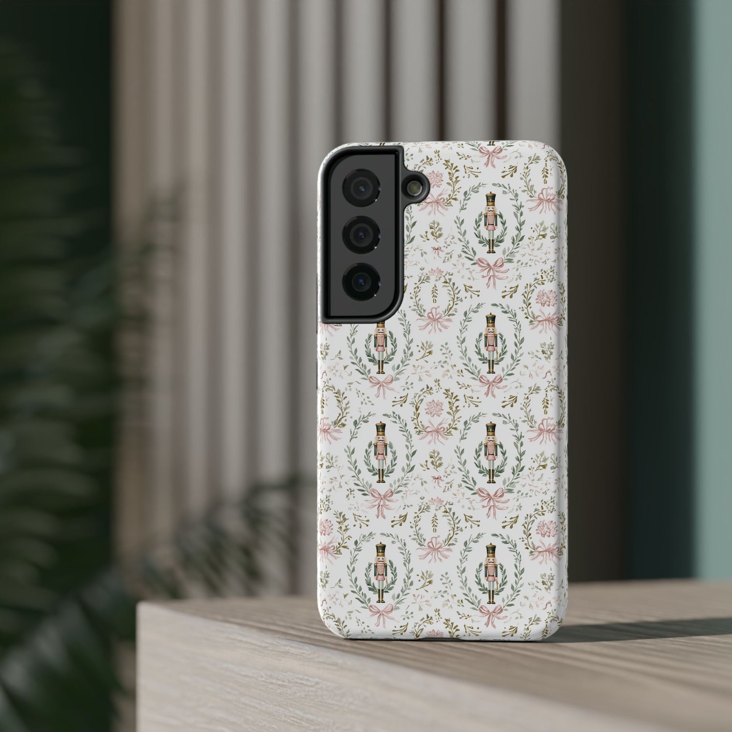Impact-Resistant Phone Case- Nutcracker Floral