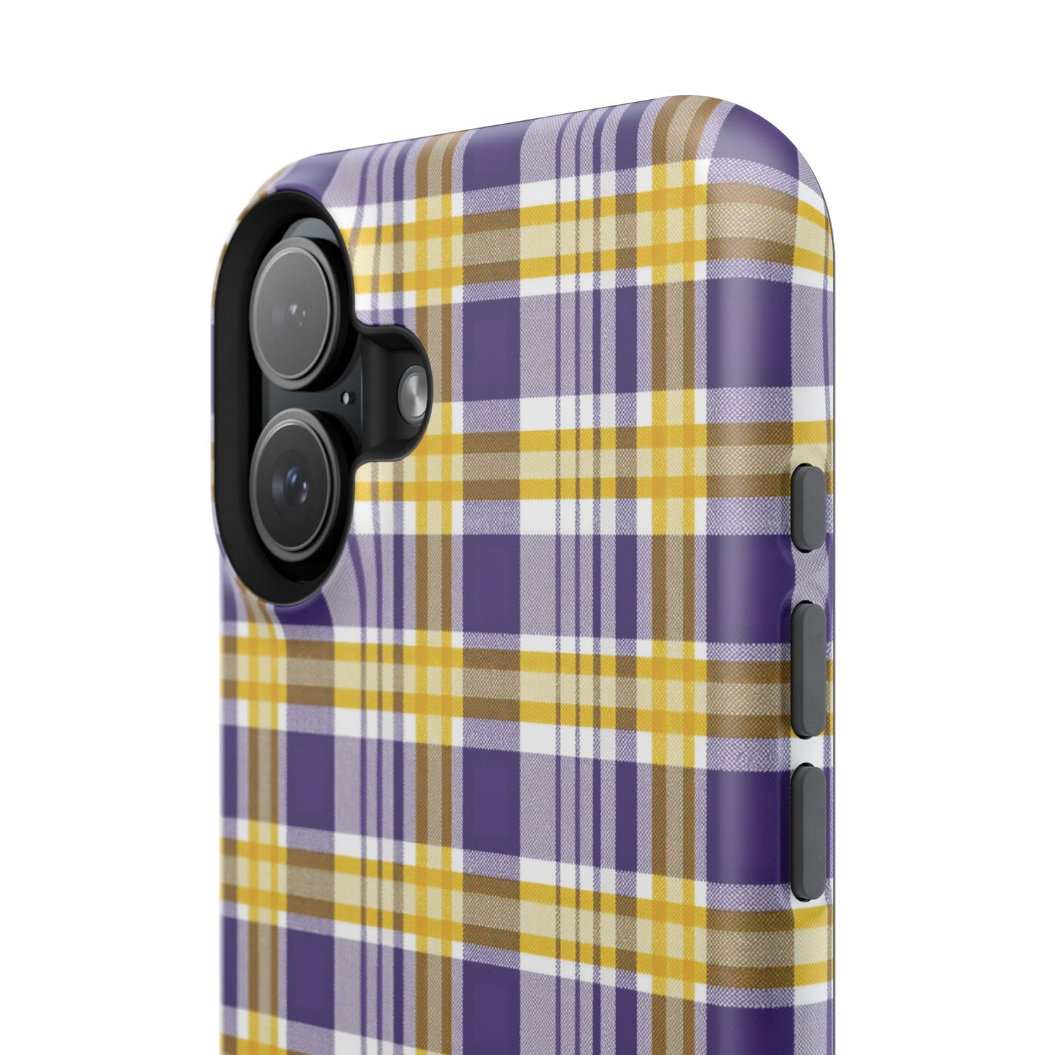 Impact-Resistant Phone Case- Louisiana Plaid