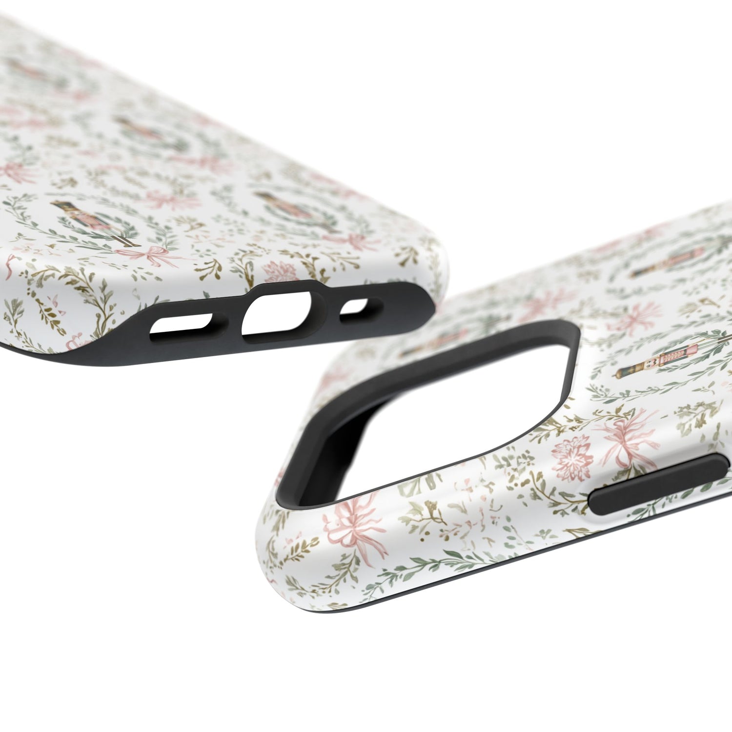 Impact-Resistant Phone Case- Nutcracker Floral