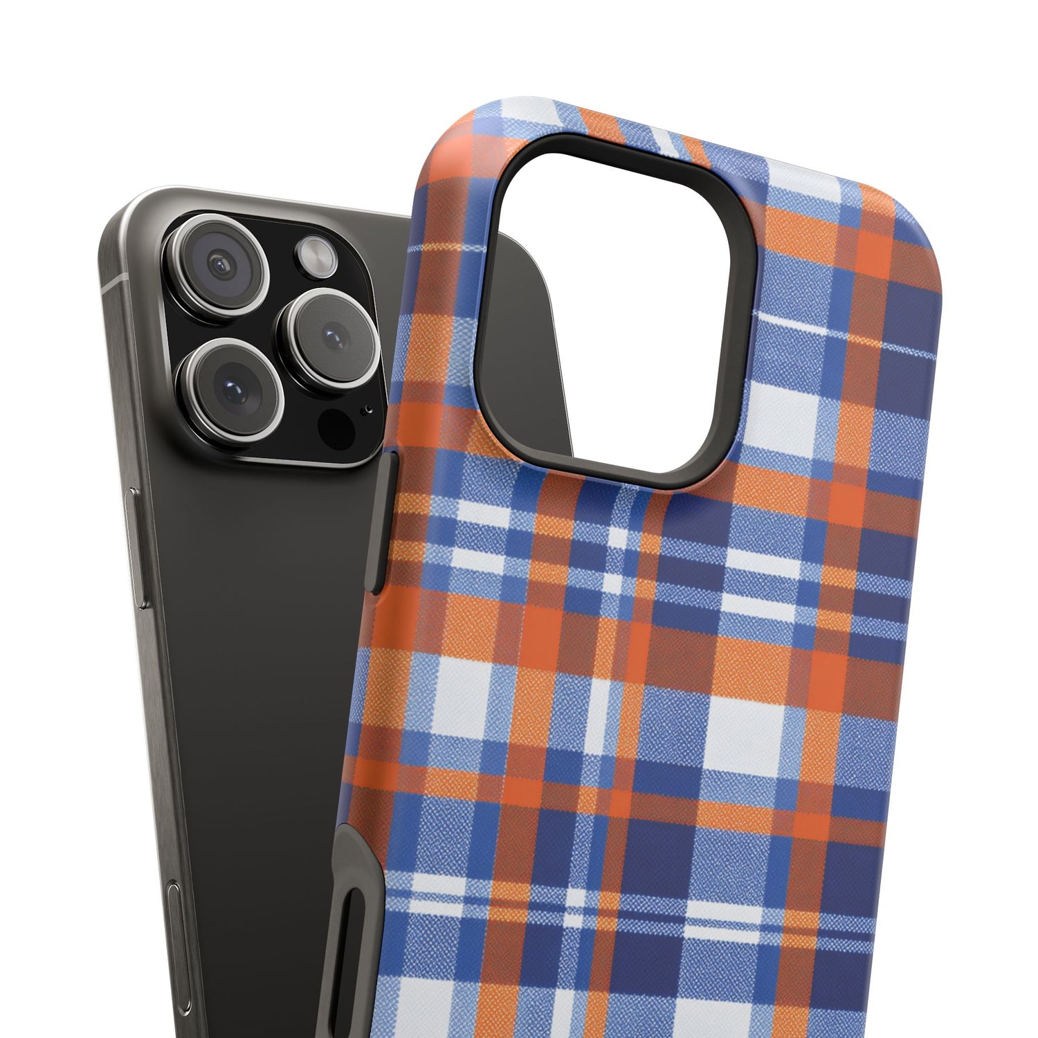 Impact-Resistant Phone Case- Florida Plaid