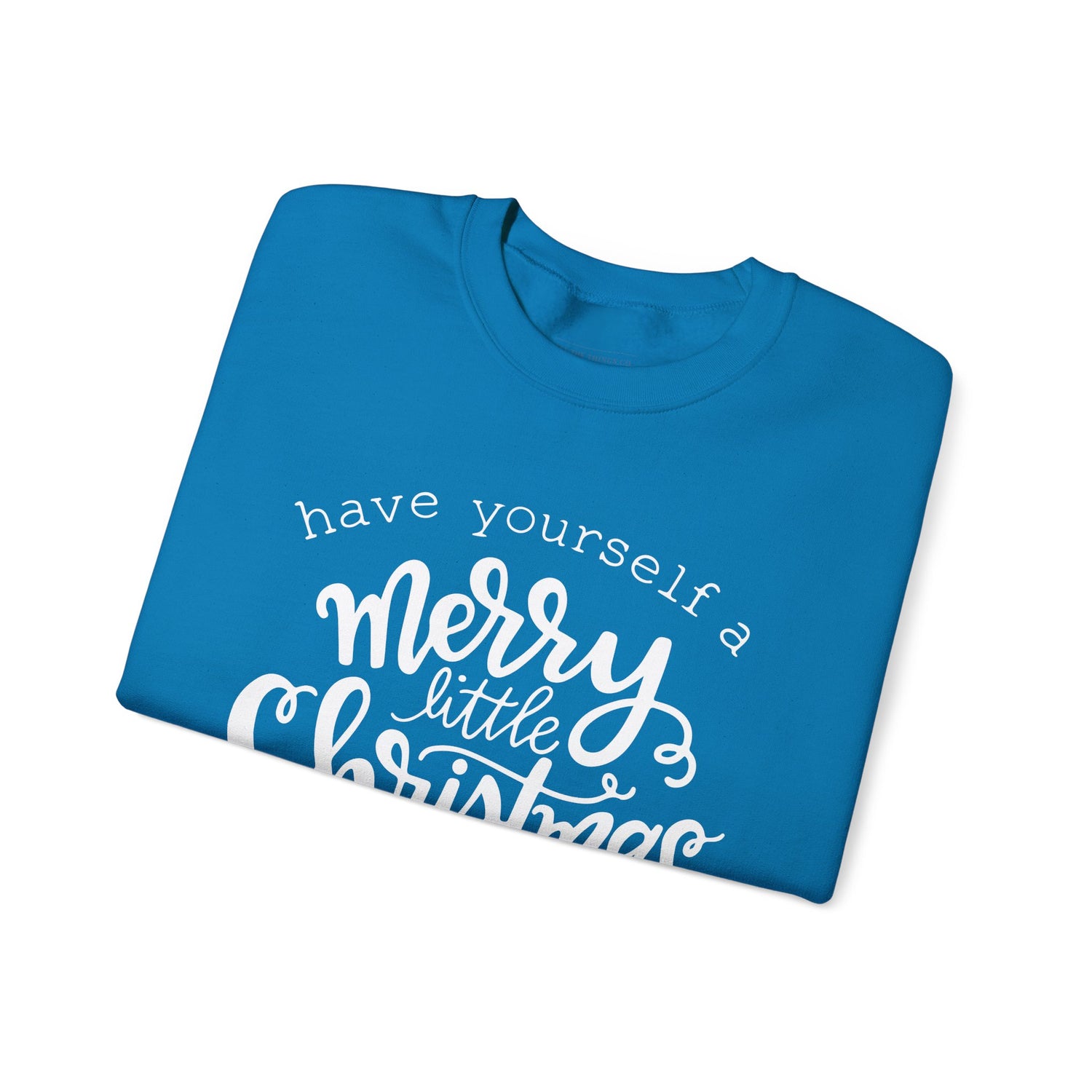 Festive Merry Little Christmas Gildan Sweatshirt