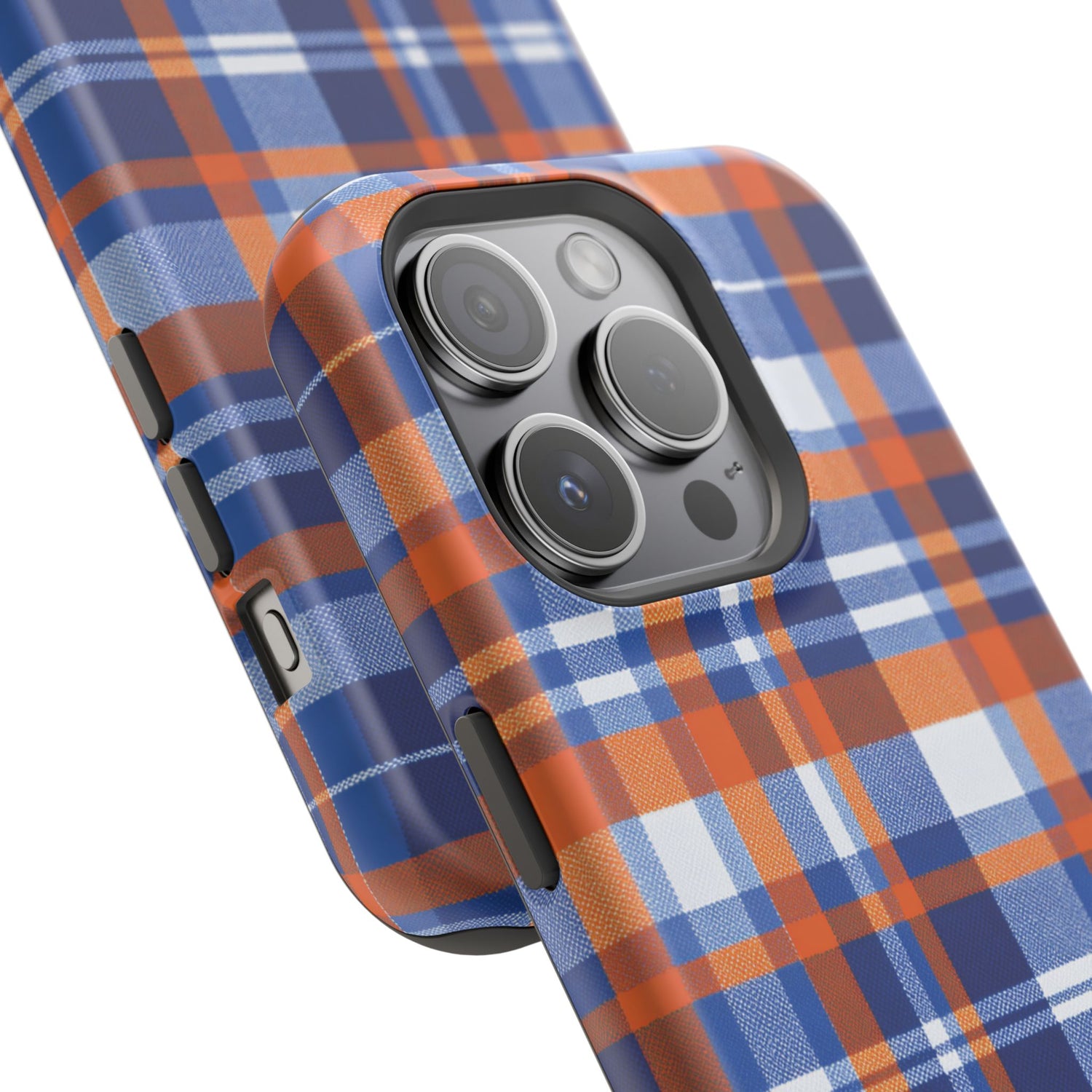 Impact-Resistant Phone Case- Florida Plaid