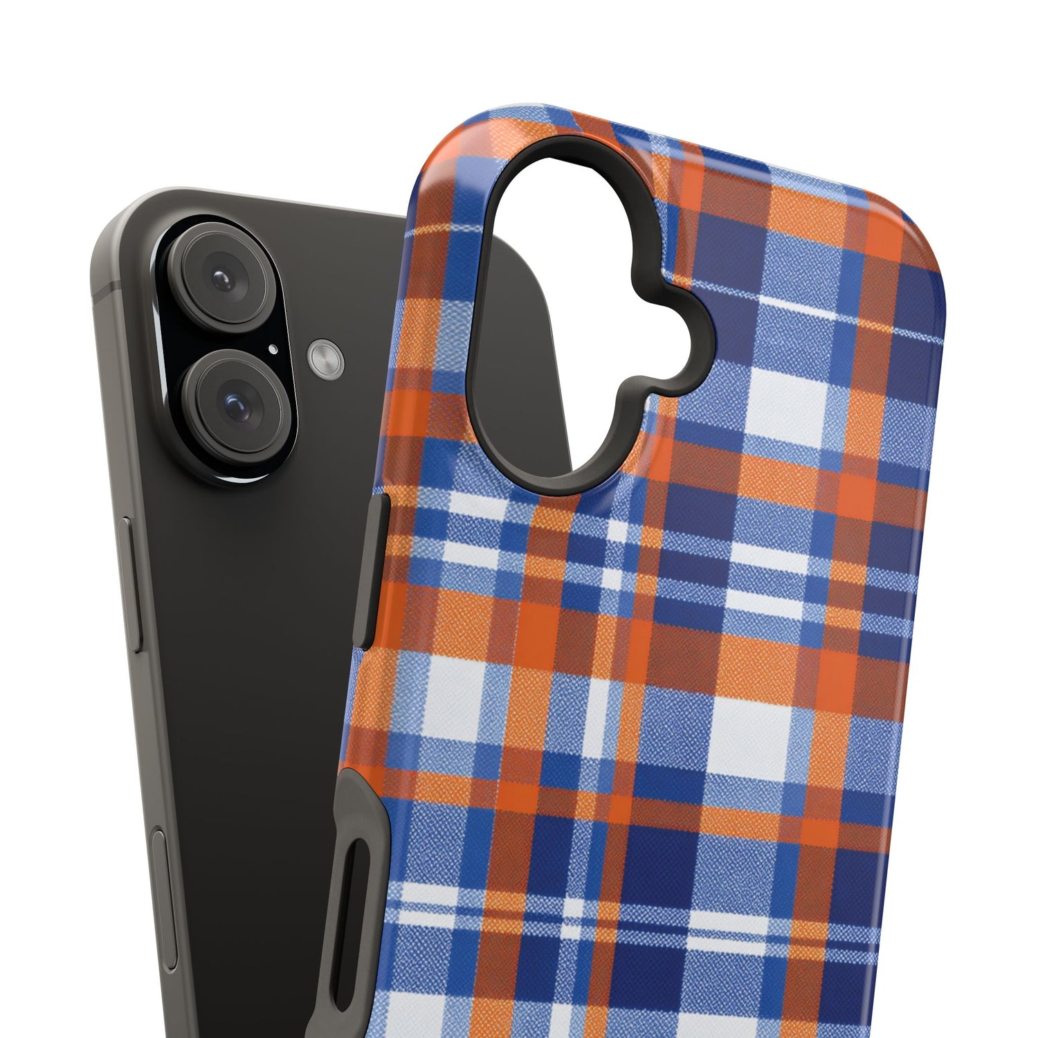 Impact-Resistant Phone Case- Florida Plaid