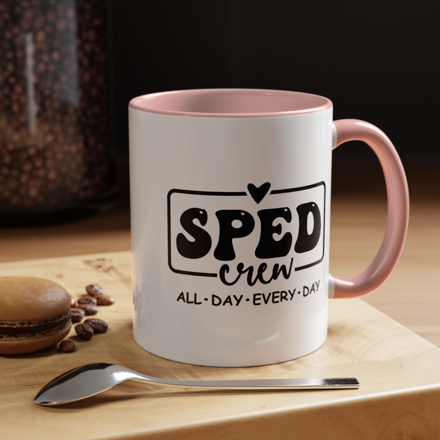 SPED Crew Accent Coffee Mug - Perfect for Teachers, Staff Gifts, Educational Appreciation, Fun Coffee Lovers