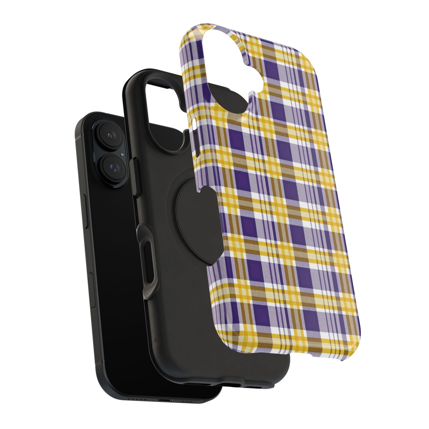 Impact-Resistant Phone Case- Louisiana Plaid
