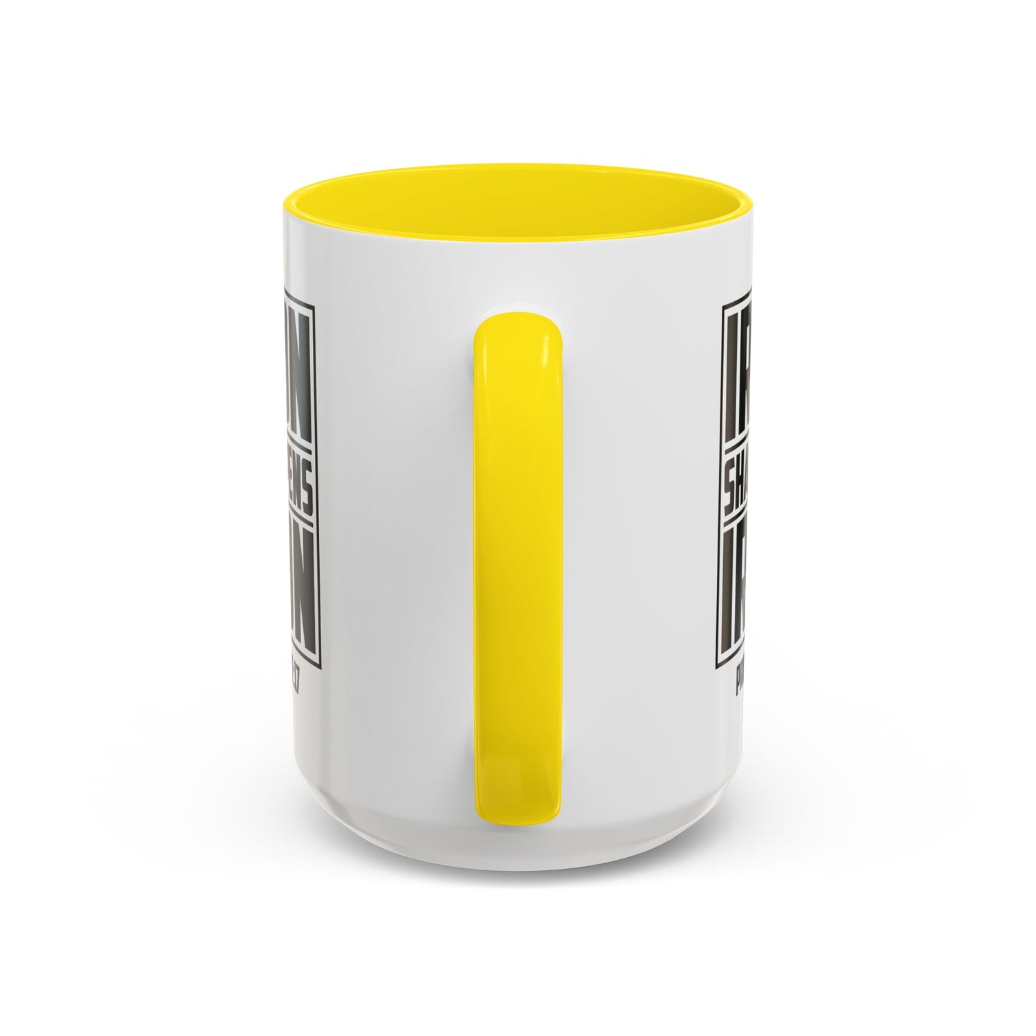 Iron Sharpens Iron Coffee Mug - Inspirational Gift for Friends, Motivational Mug, Proverbs 27:17, Home Office Coffee Cup, Encouragement Mug