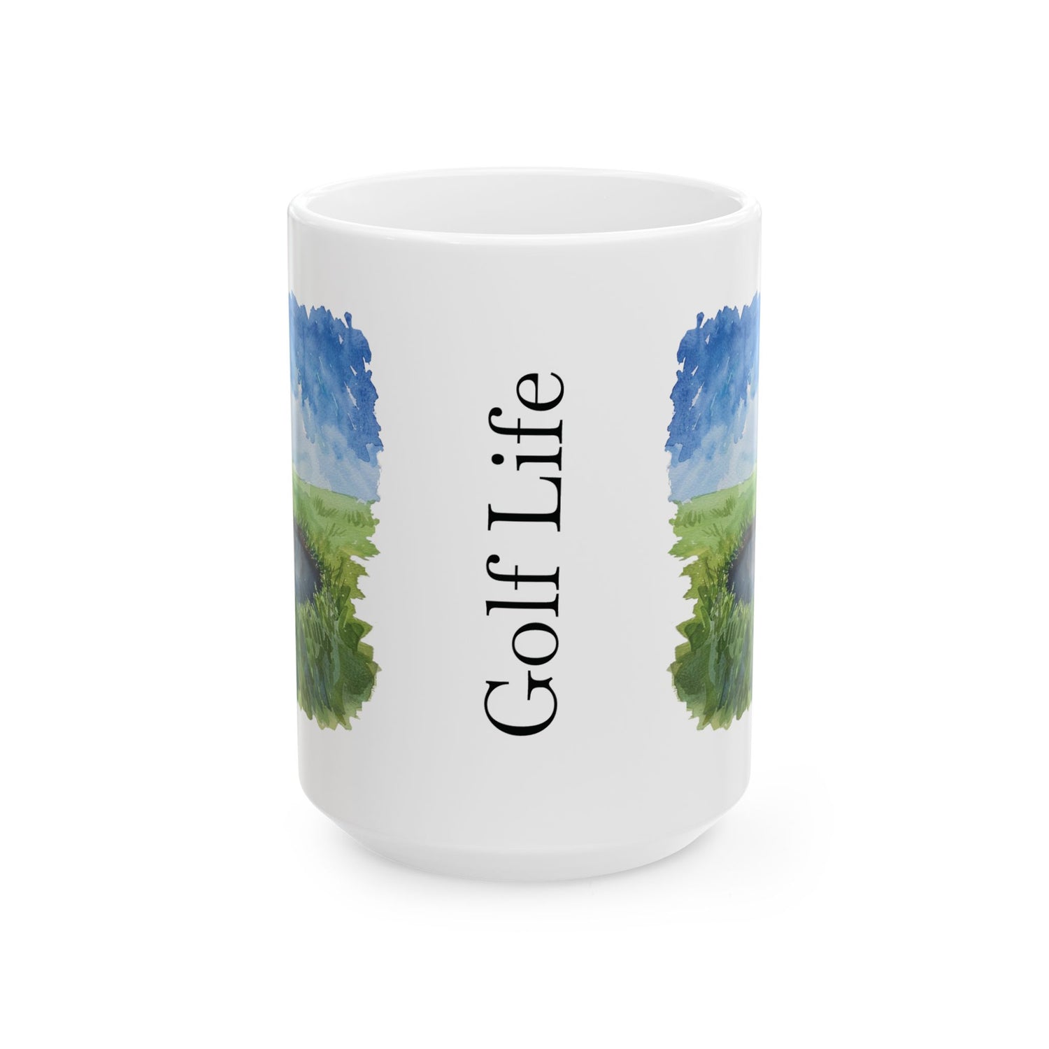 Golf Life Ceramic Mug | Perfect Gift for Golfers, Coffee Lover, Sports Enthusiast, Tea Cup, Home Decor