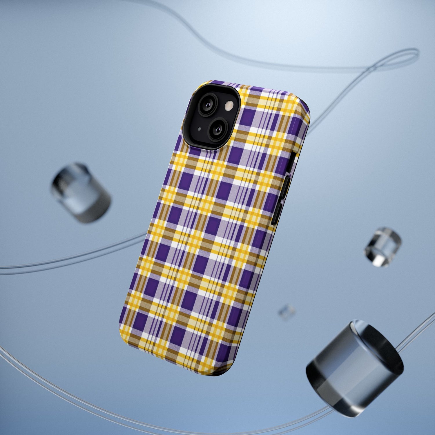 Impact-Resistant Phone Case- Louisiana Plaid