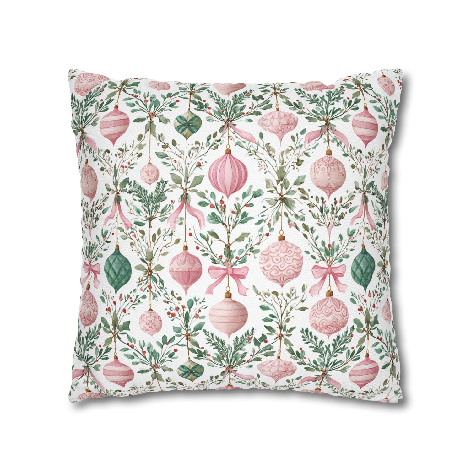 Christmas Ornament Throw Pillow Covers