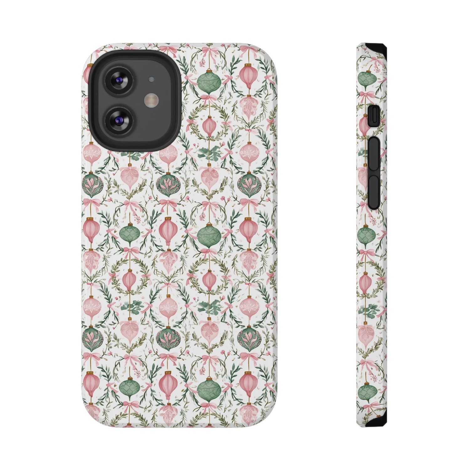 Holiday Ornaments Impact-Resistant Phone Case, iPhone, Samsung