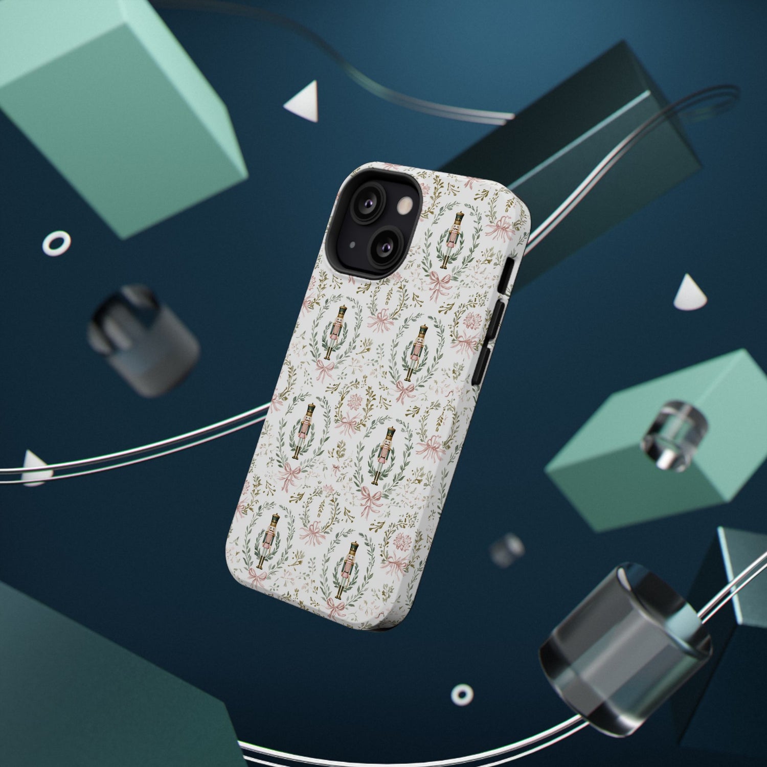 Impact-Resistant Phone Case- Nutcracker Floral
