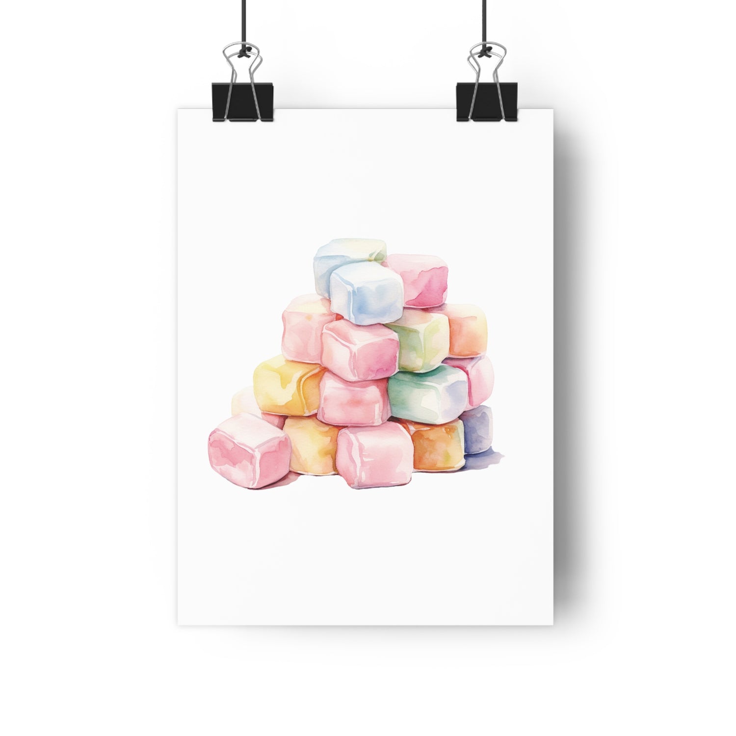 Giclée Art Print Watercolor Candy Land Candy