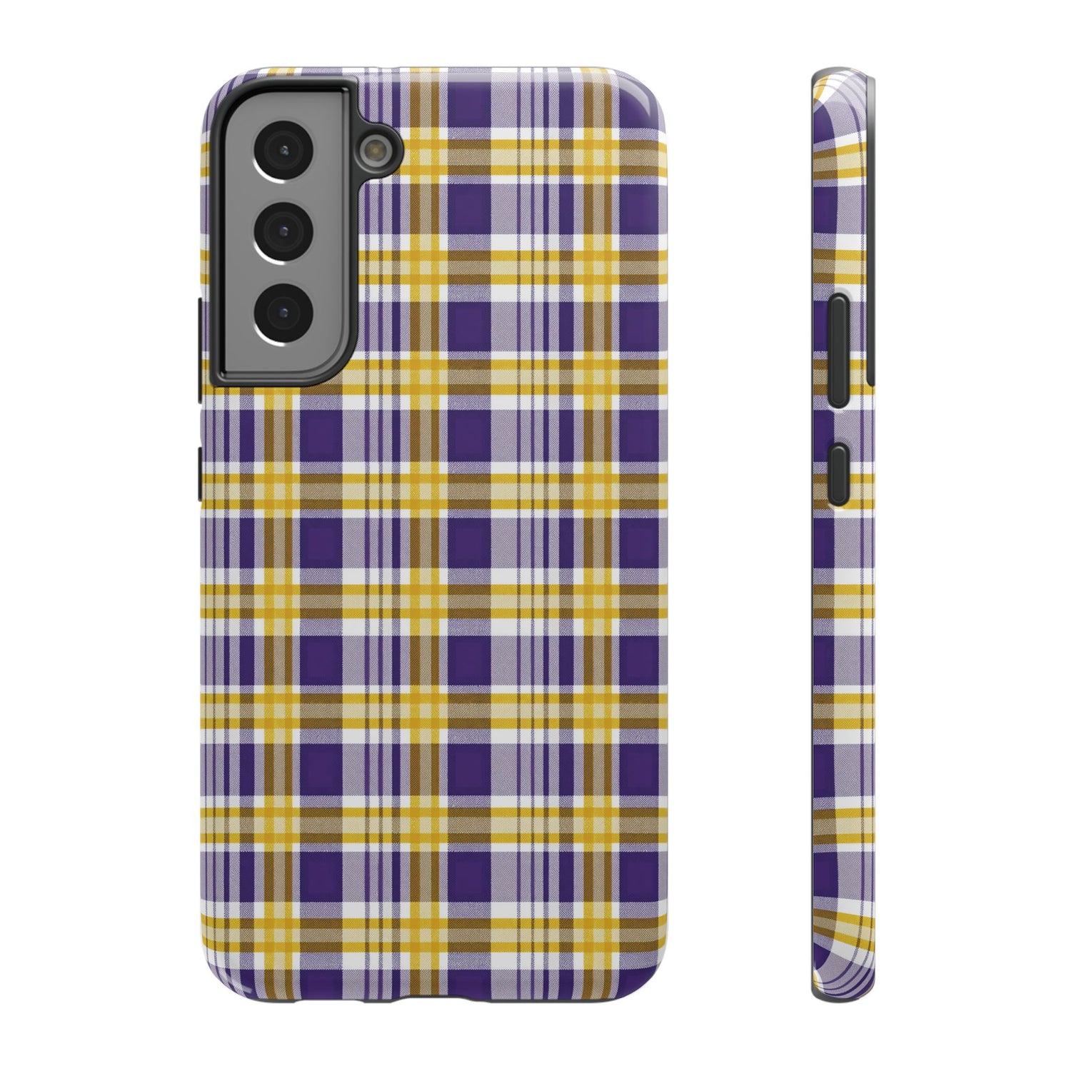 Impact-Resistant Phone Case- Louisiana Plaid