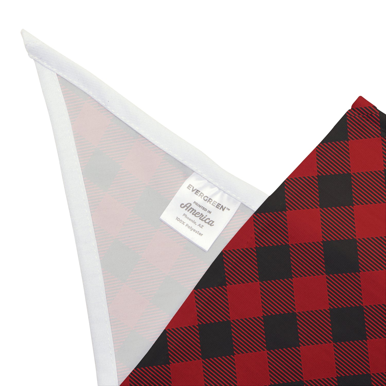 Pet Bandana - Buffalo Plaid Stylish Dog Scarf for Holiday Accessories and Pet Fashion