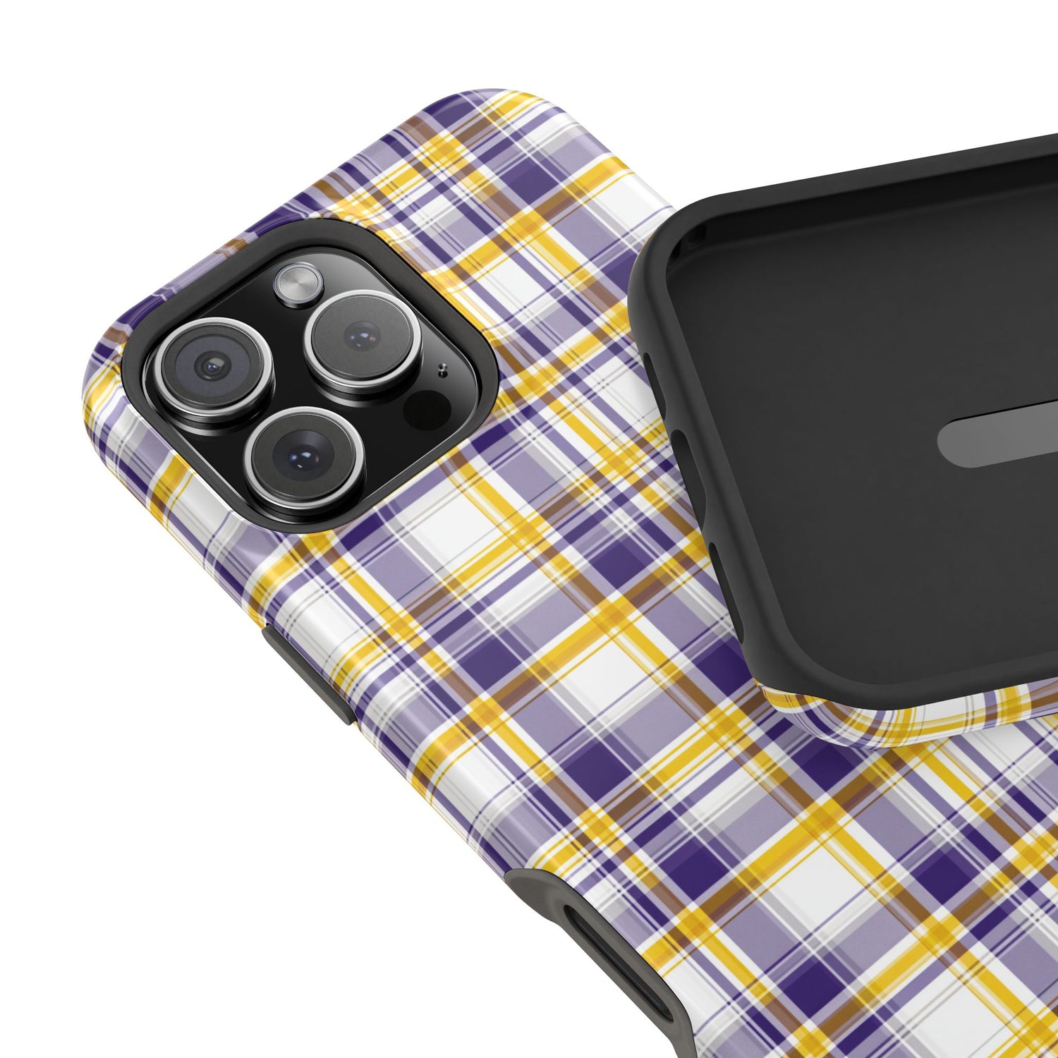 Louisiana Plaid Impact-Resistant Phone Case