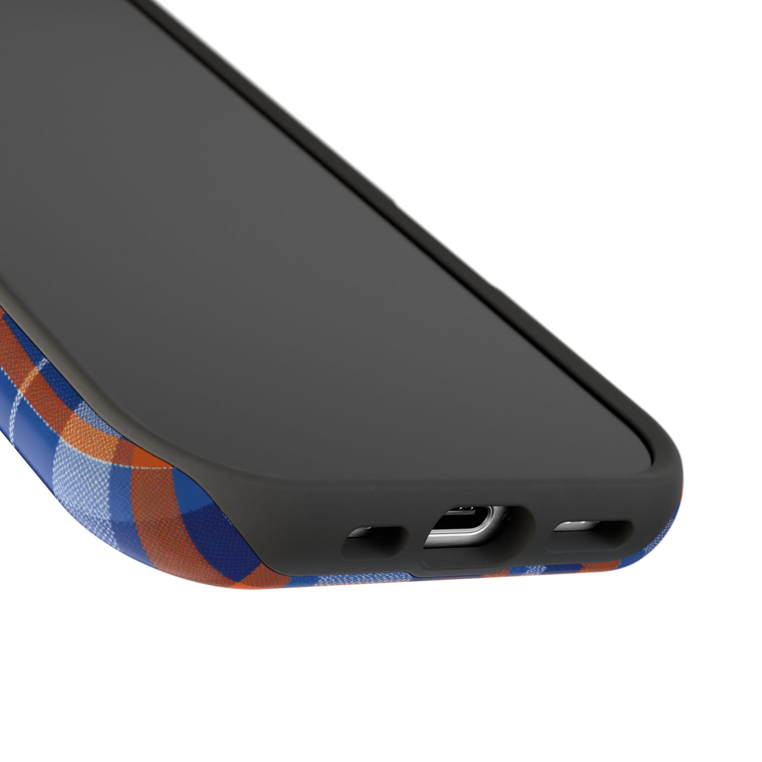 Impact-Resistant Phone Case- Florida Plaid