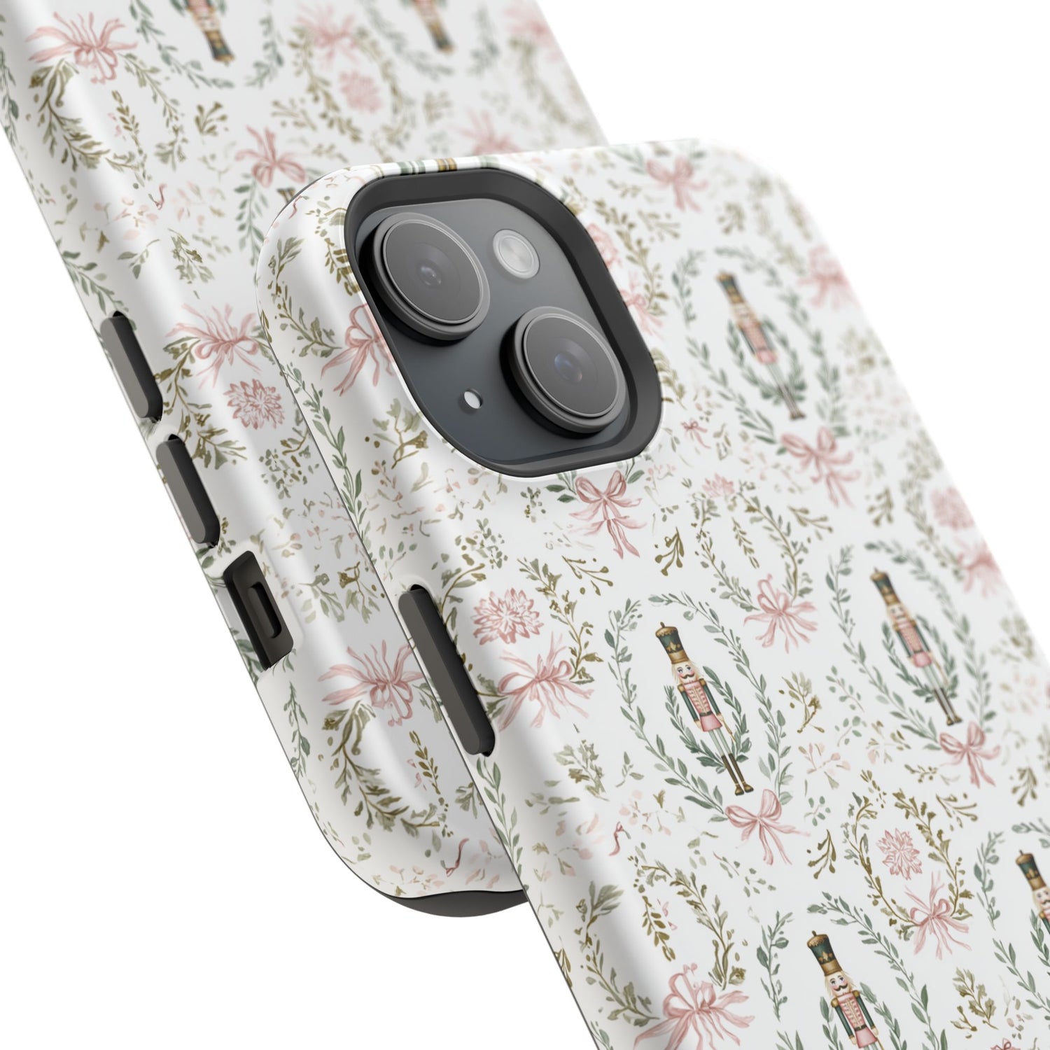 Impact-Resistant Phone Case- Nutcracker Floral